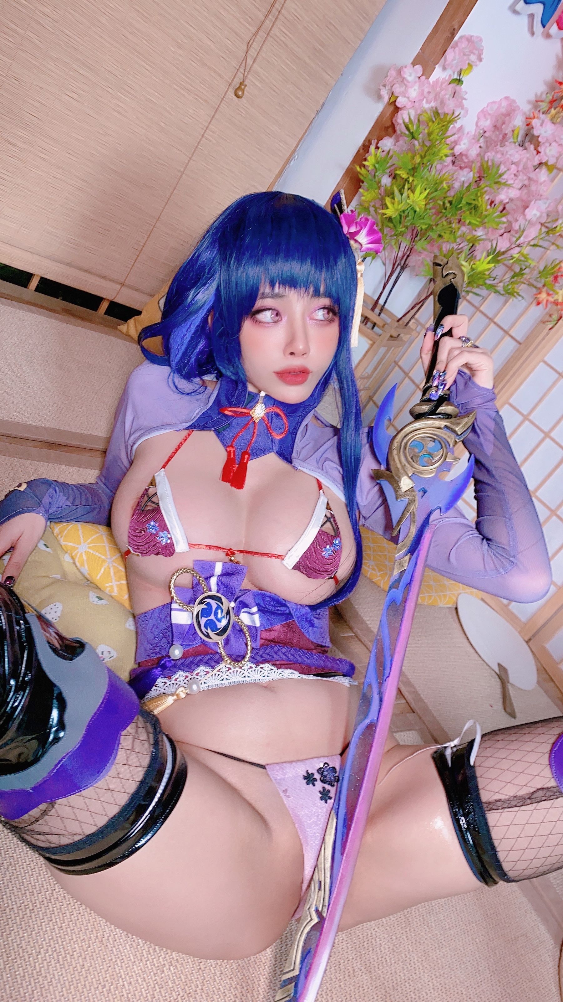 日本性感萝莉Byoru - Raiden Shogun-图45