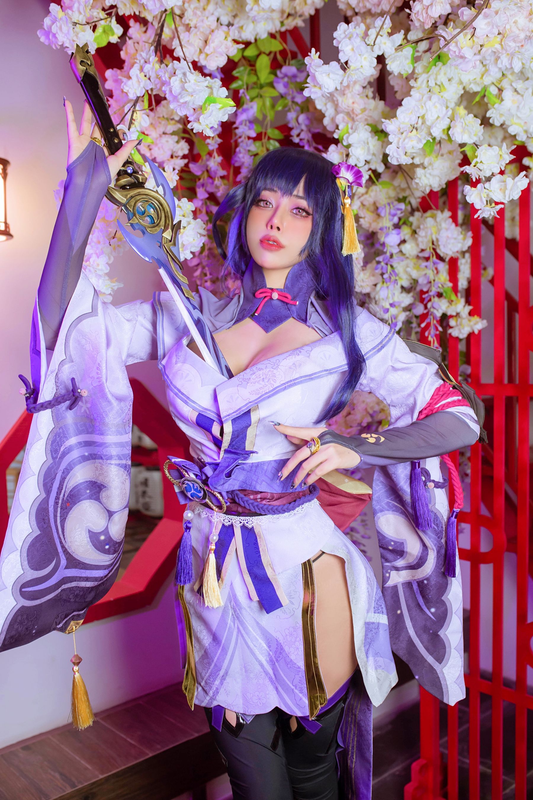 日本性感萝莉Byoru - Raiden Shogun-图48