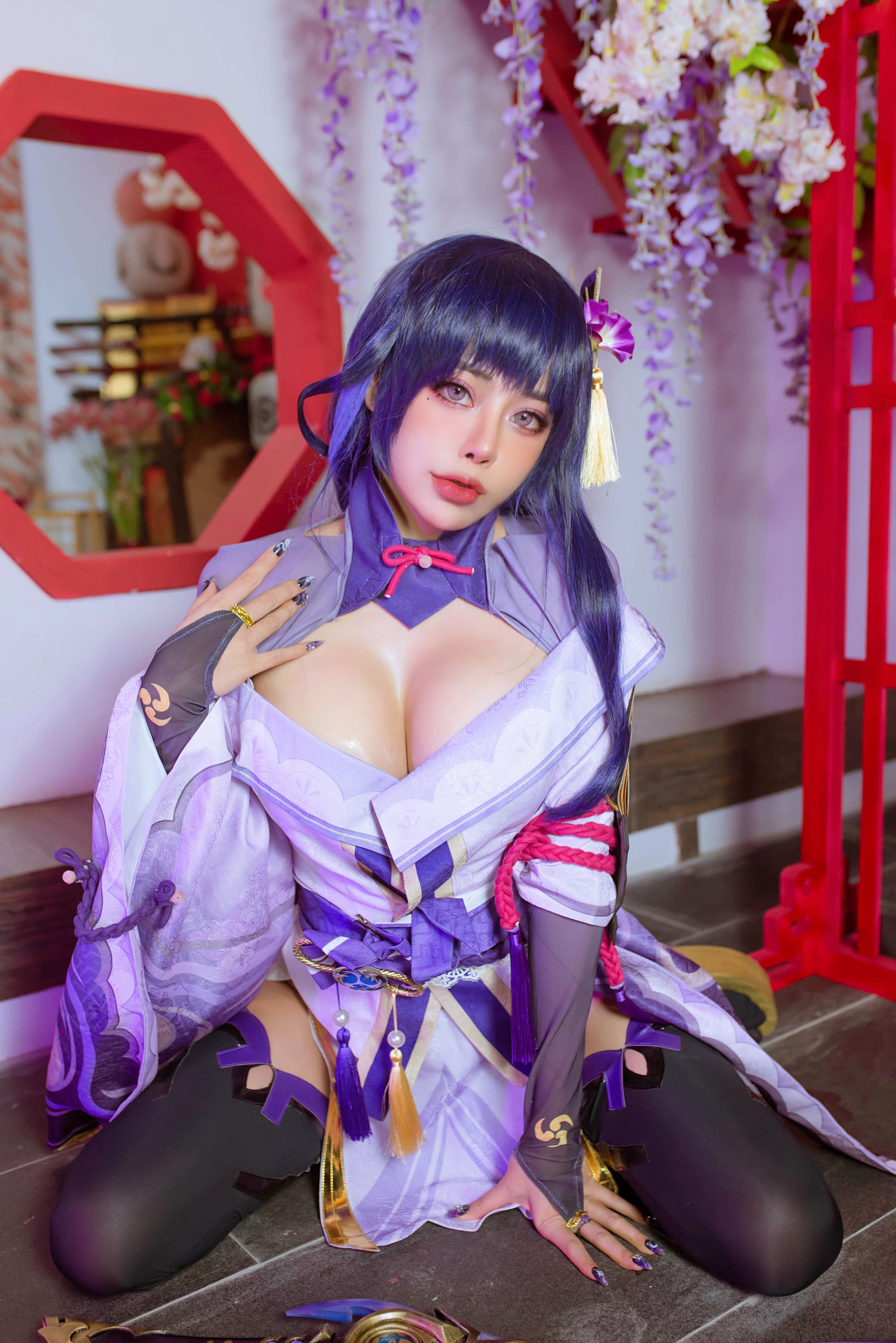 日本性感萝莉Byoru - Raiden Shogun-图54