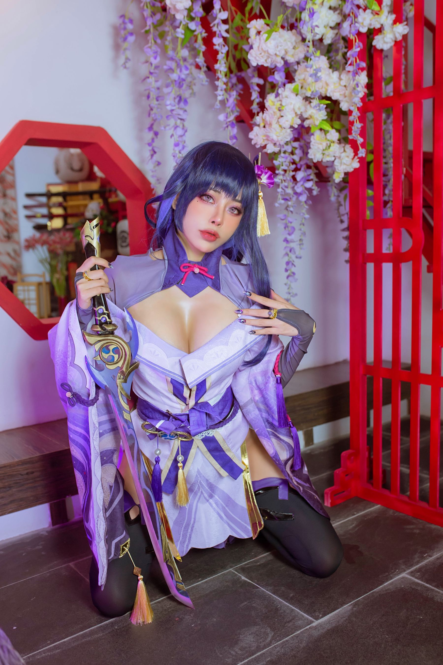 日本性感萝莉Byoru - Raiden Shogun-图56