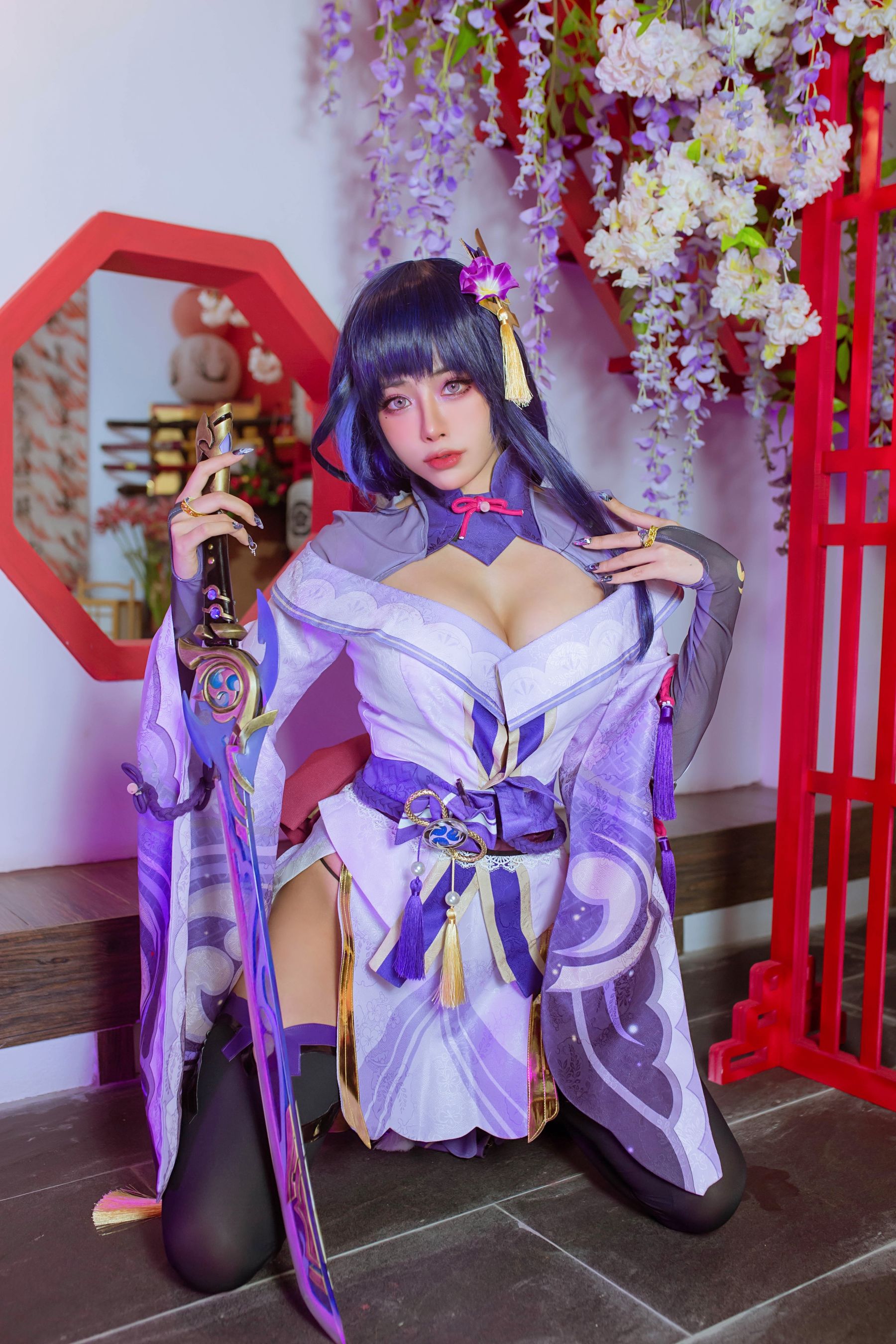 日本性感萝莉Byoru - Raiden Shogun-图57