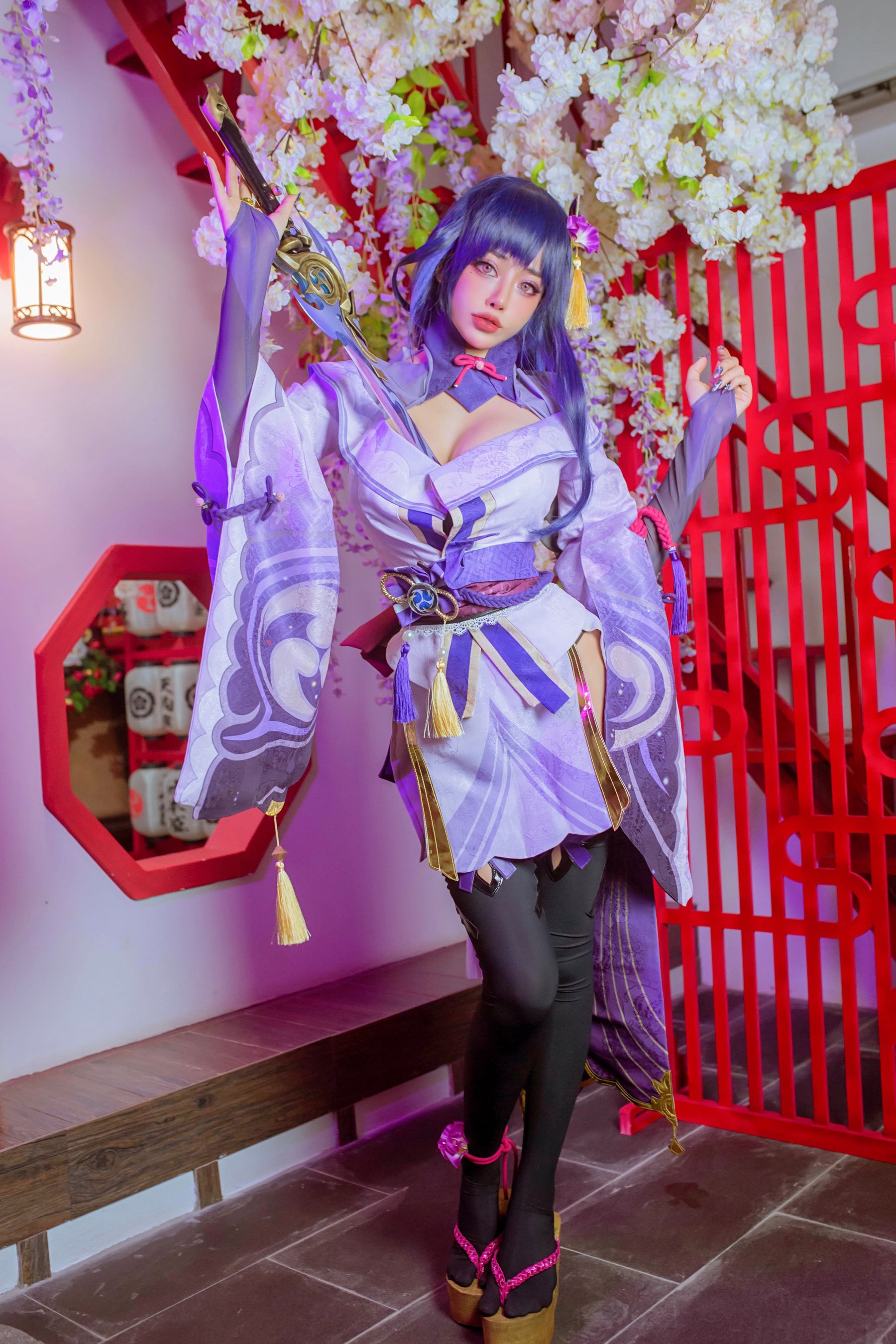 日本性感萝莉Byoru - Raiden Shogun-图60