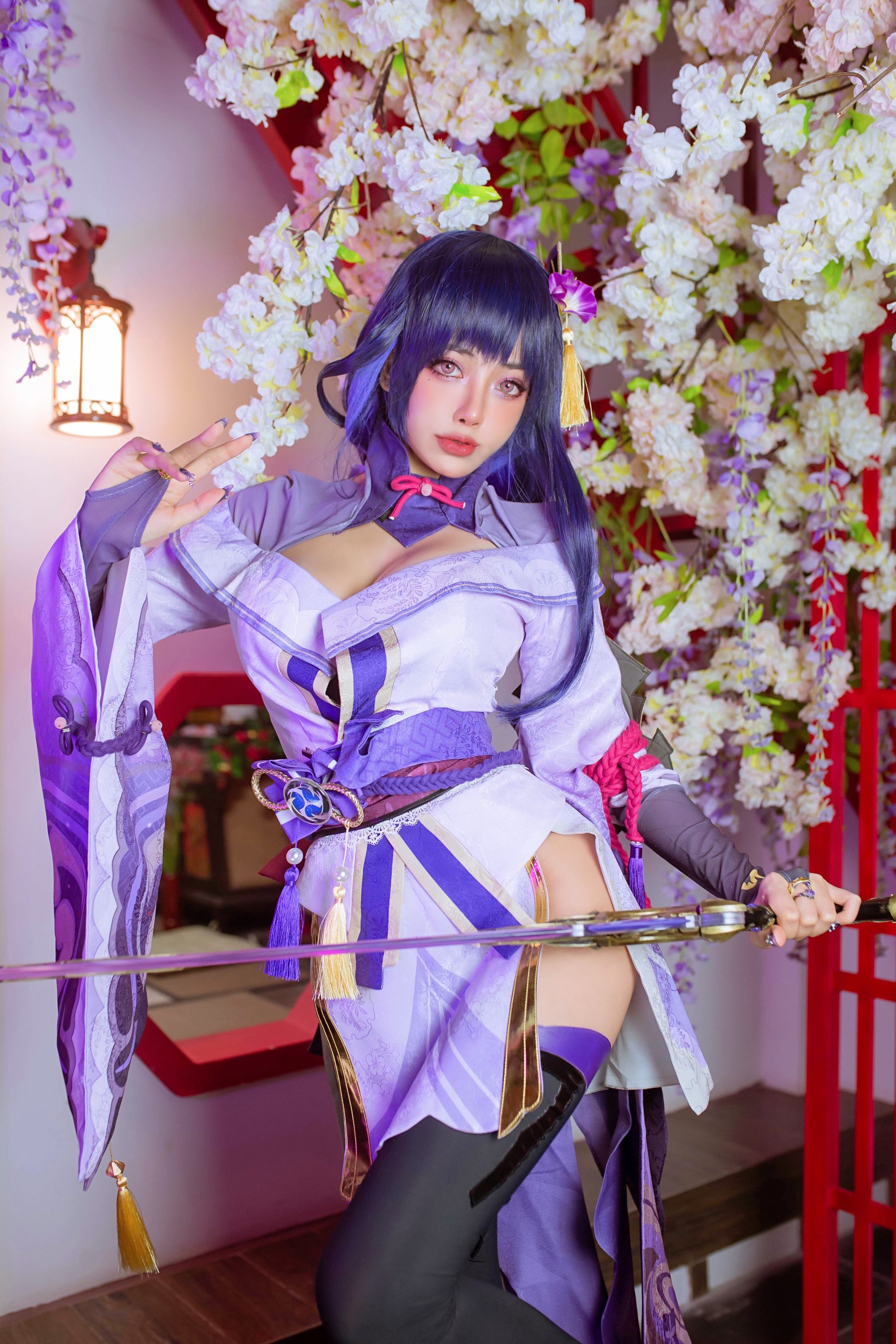 日本性感萝莉Byoru - Raiden Shogun-图68