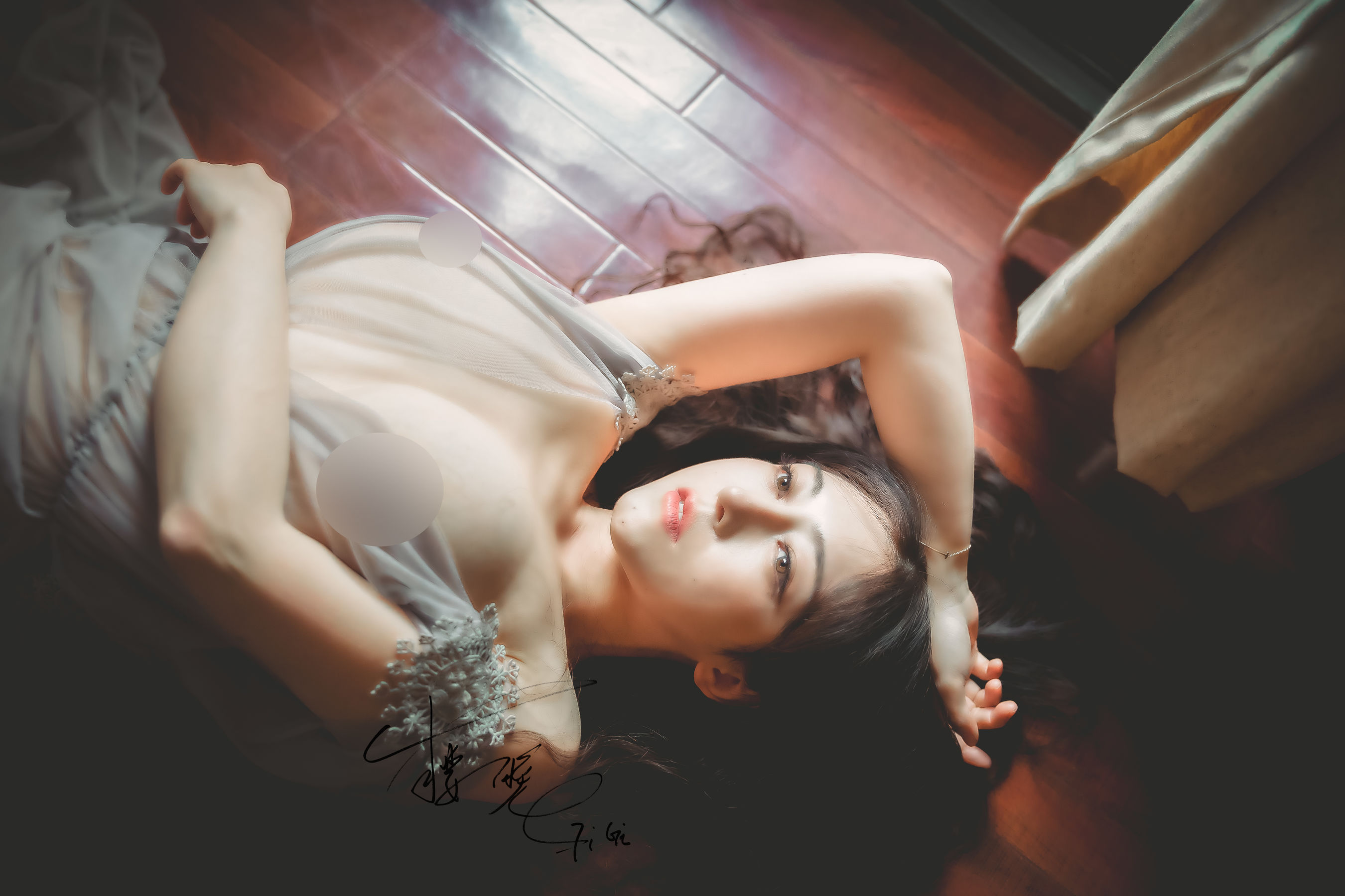 网络红人樱晚gigi - 薄纱-图10