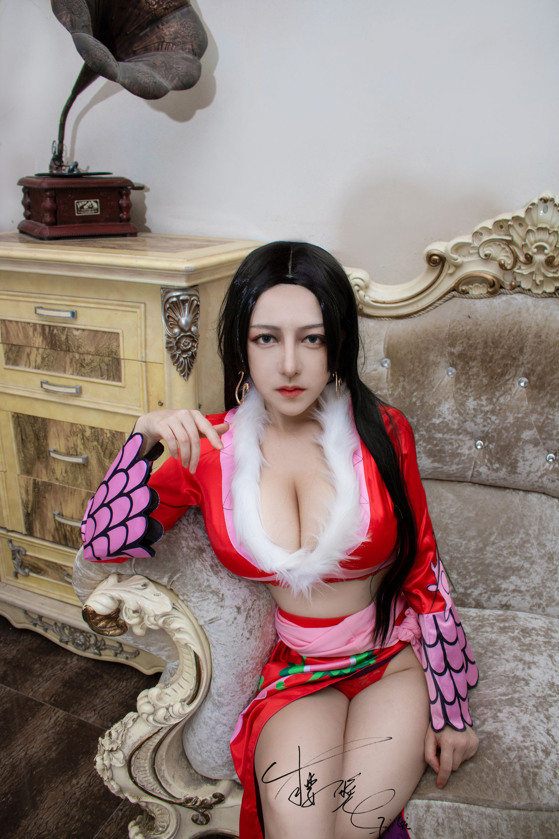 网络红人樱晚gigi - 薄纱-图19
