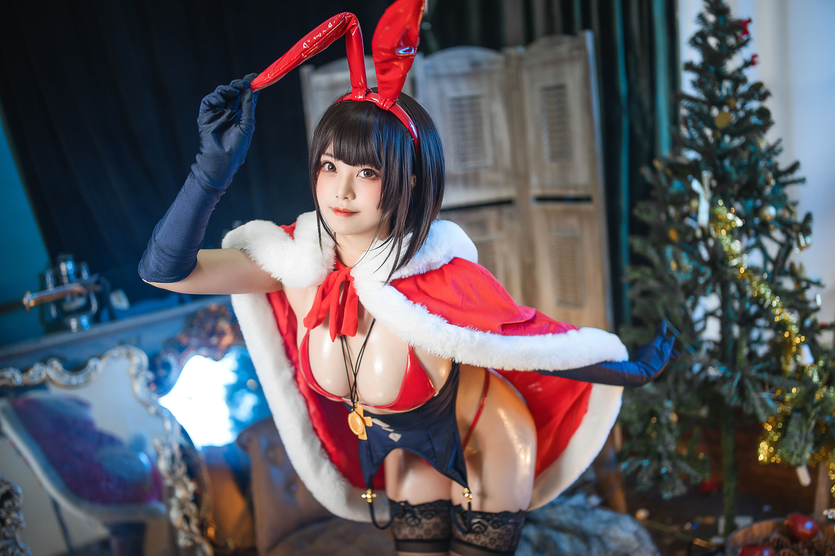 萌系小姐姐蜜汁猫裘 - 魔太郎圣诞-图49