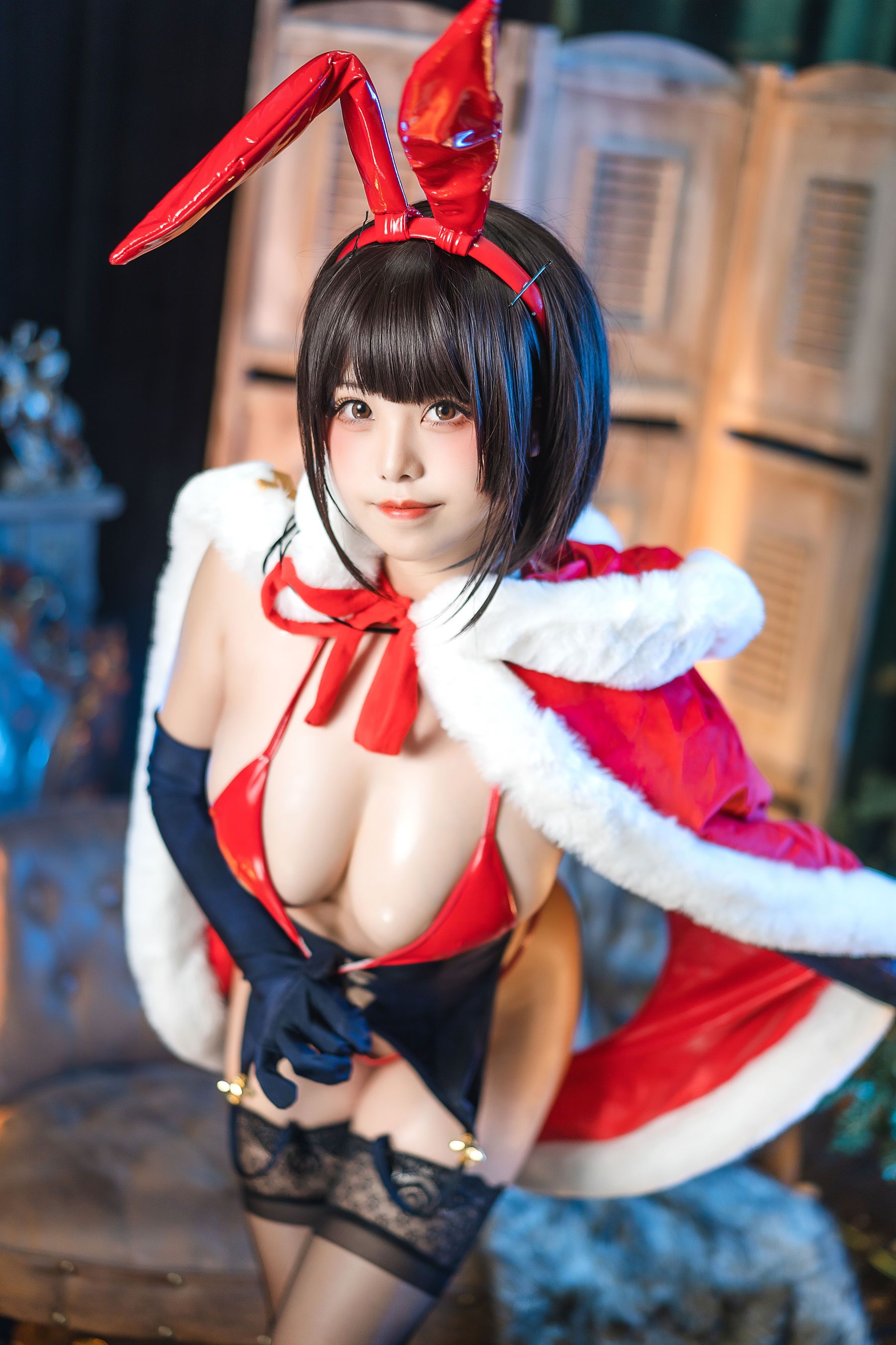 萌系小姐姐蜜汁猫裘 - 魔太郎圣诞-图5