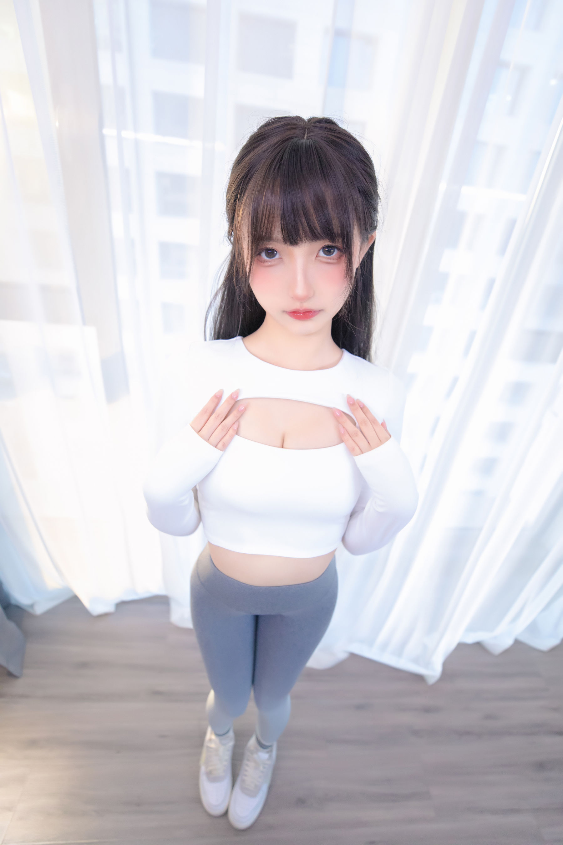 萝莉神楽板真冬 瑜伽少女-图9