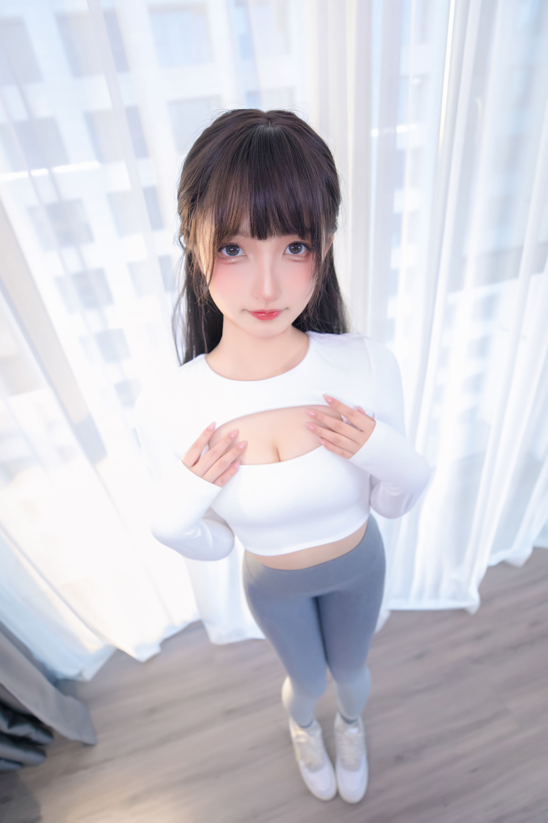 萝莉神楽板真冬 瑜伽少女-图10