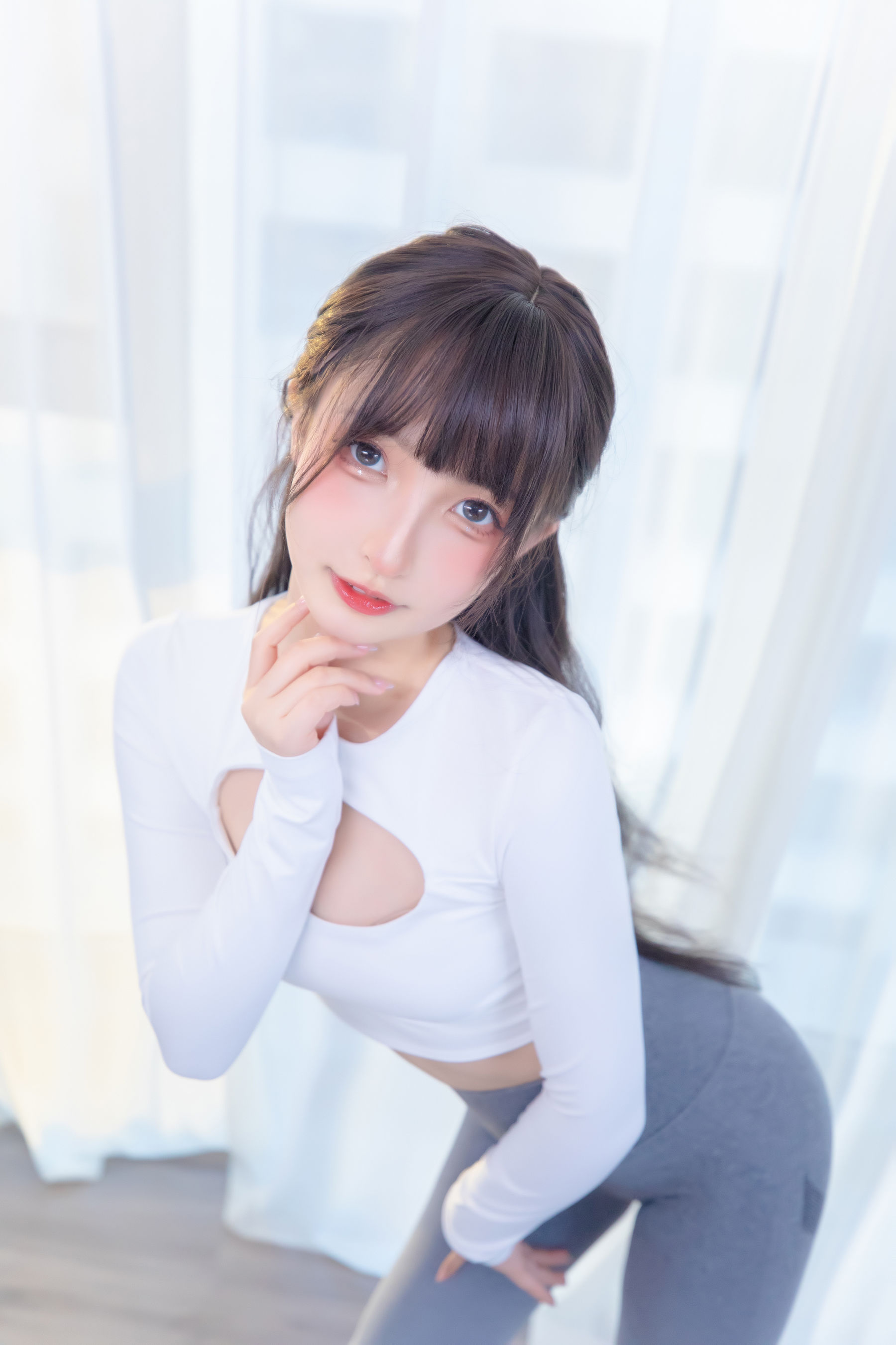 萝莉神楽板真冬 瑜伽少女-图15