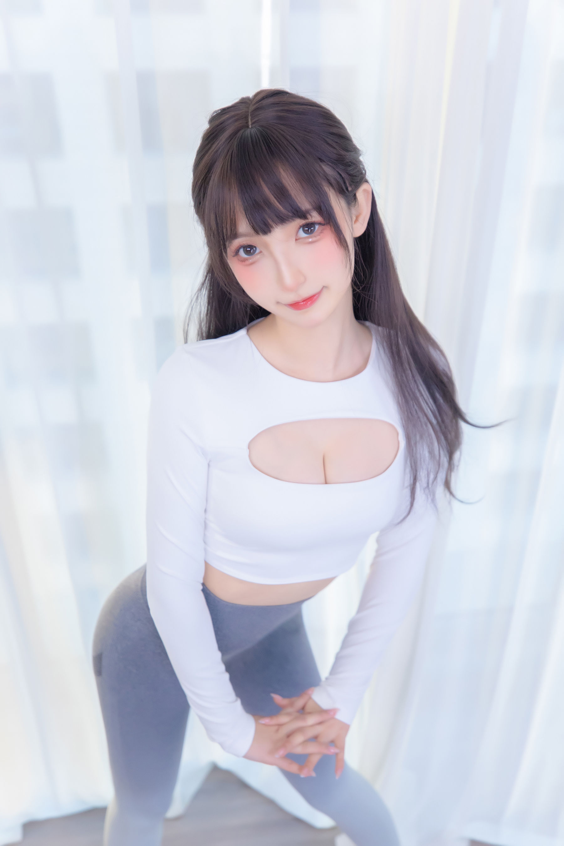萝莉神楽板真冬 瑜伽少女-图21