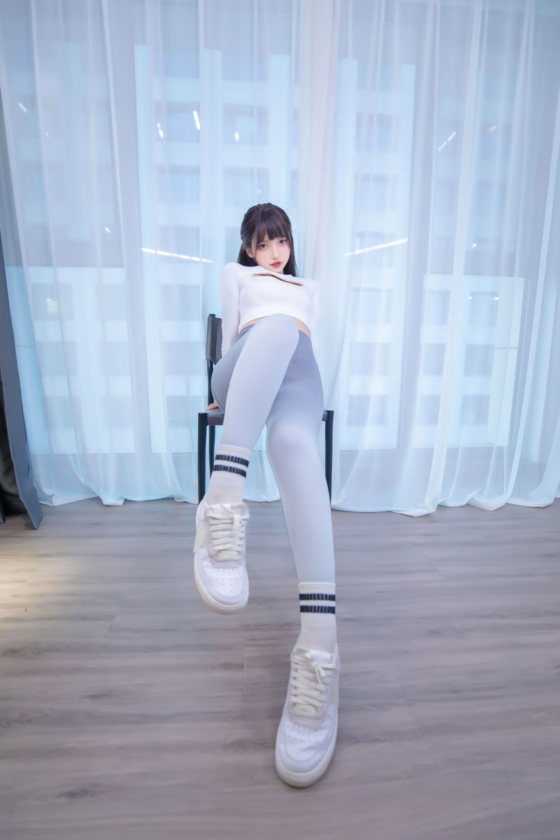 萝莉神楽板真冬 瑜伽少女-图37
