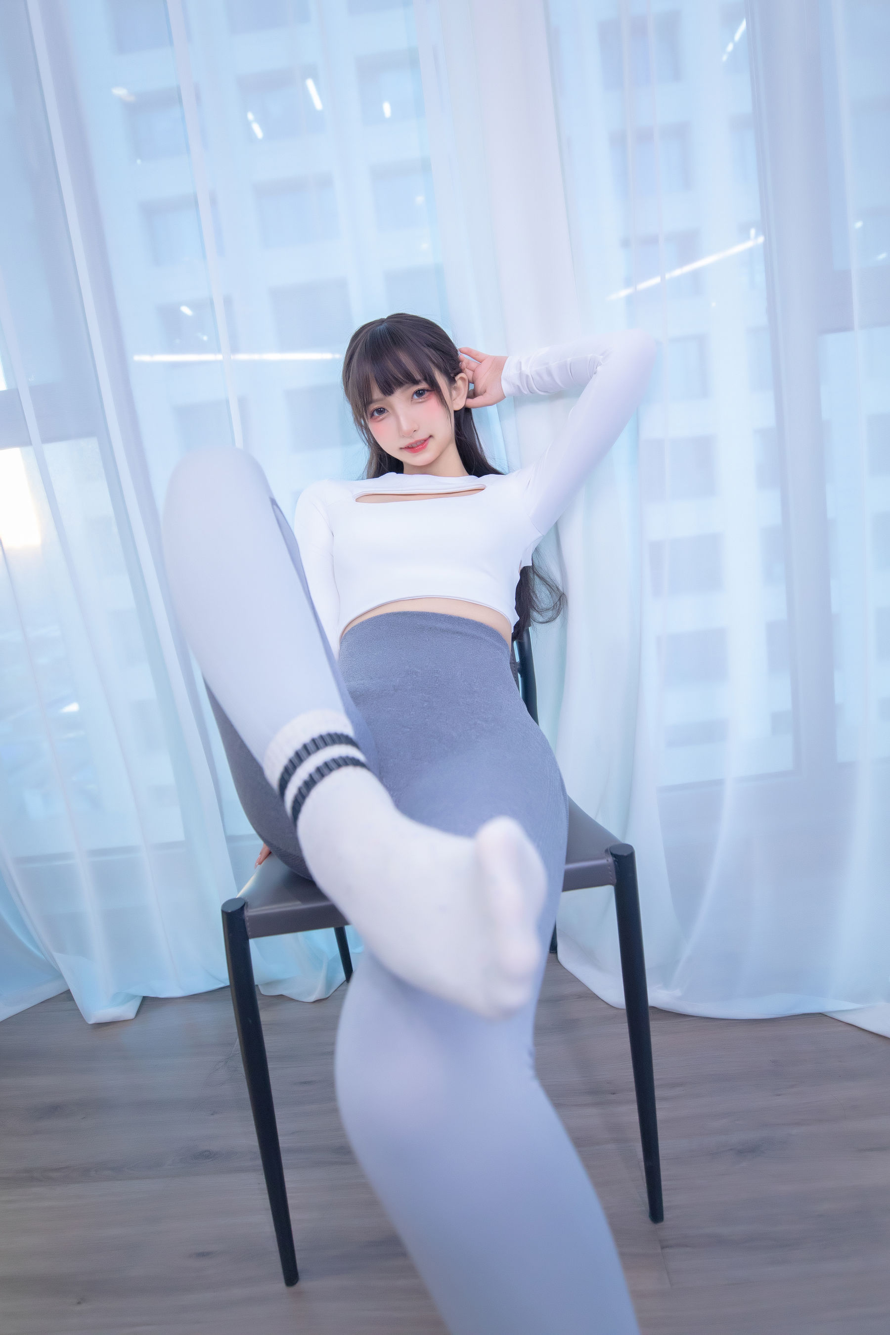 萝莉神楽板真冬 瑜伽少女-图39