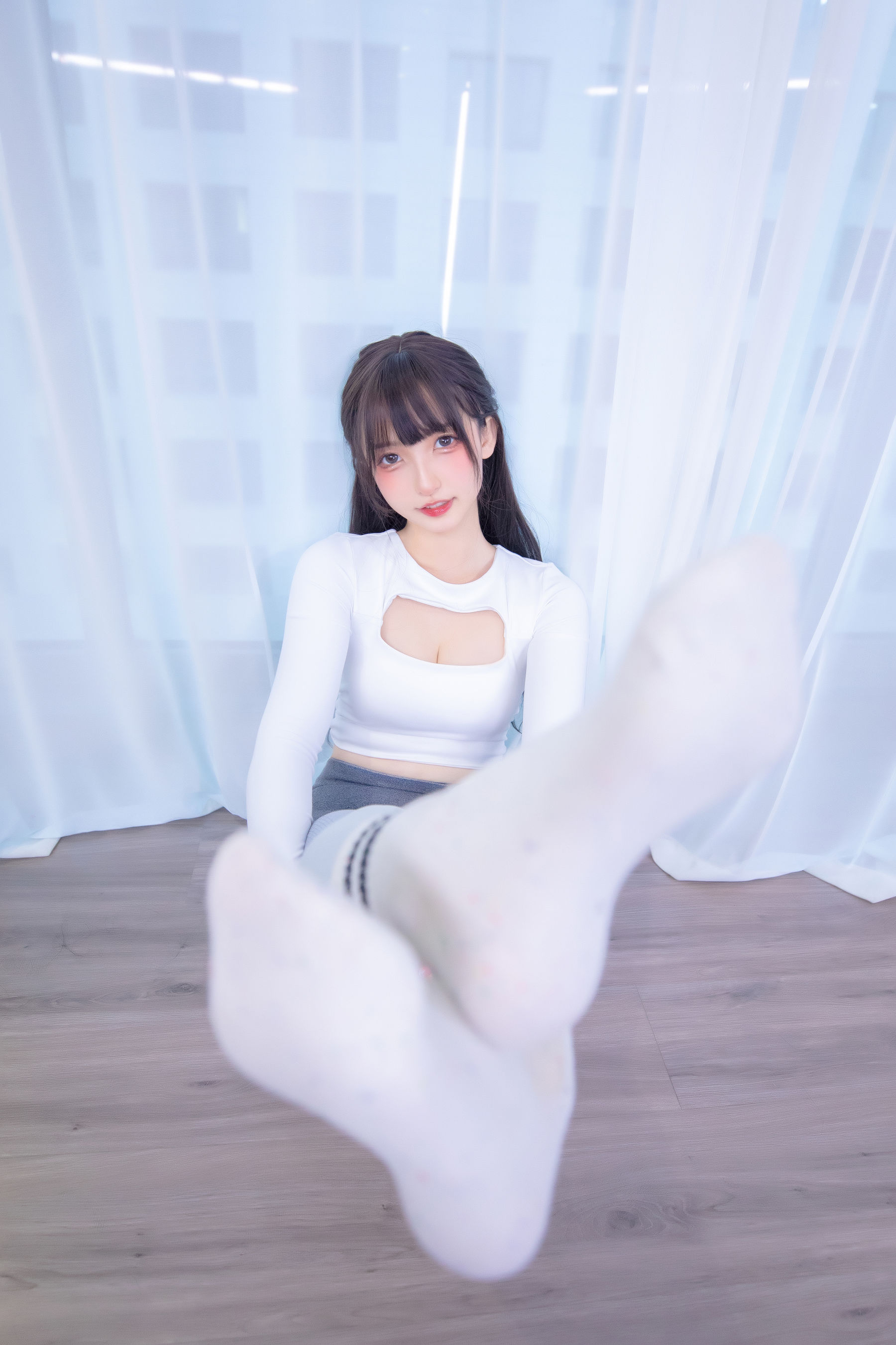 萝莉神楽板真冬 瑜伽少女-图64