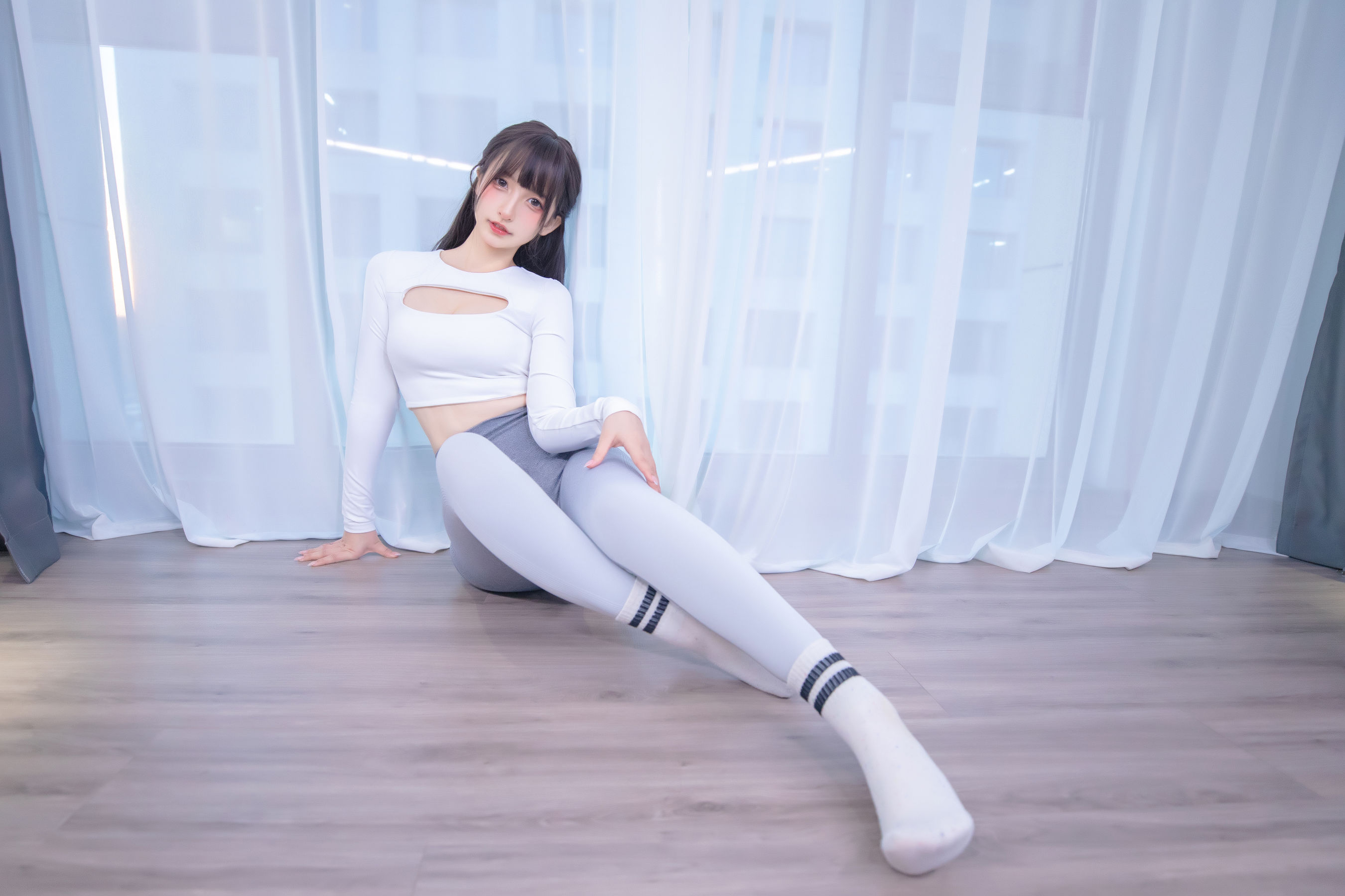萝莉神楽板真冬 瑜伽少女-图69