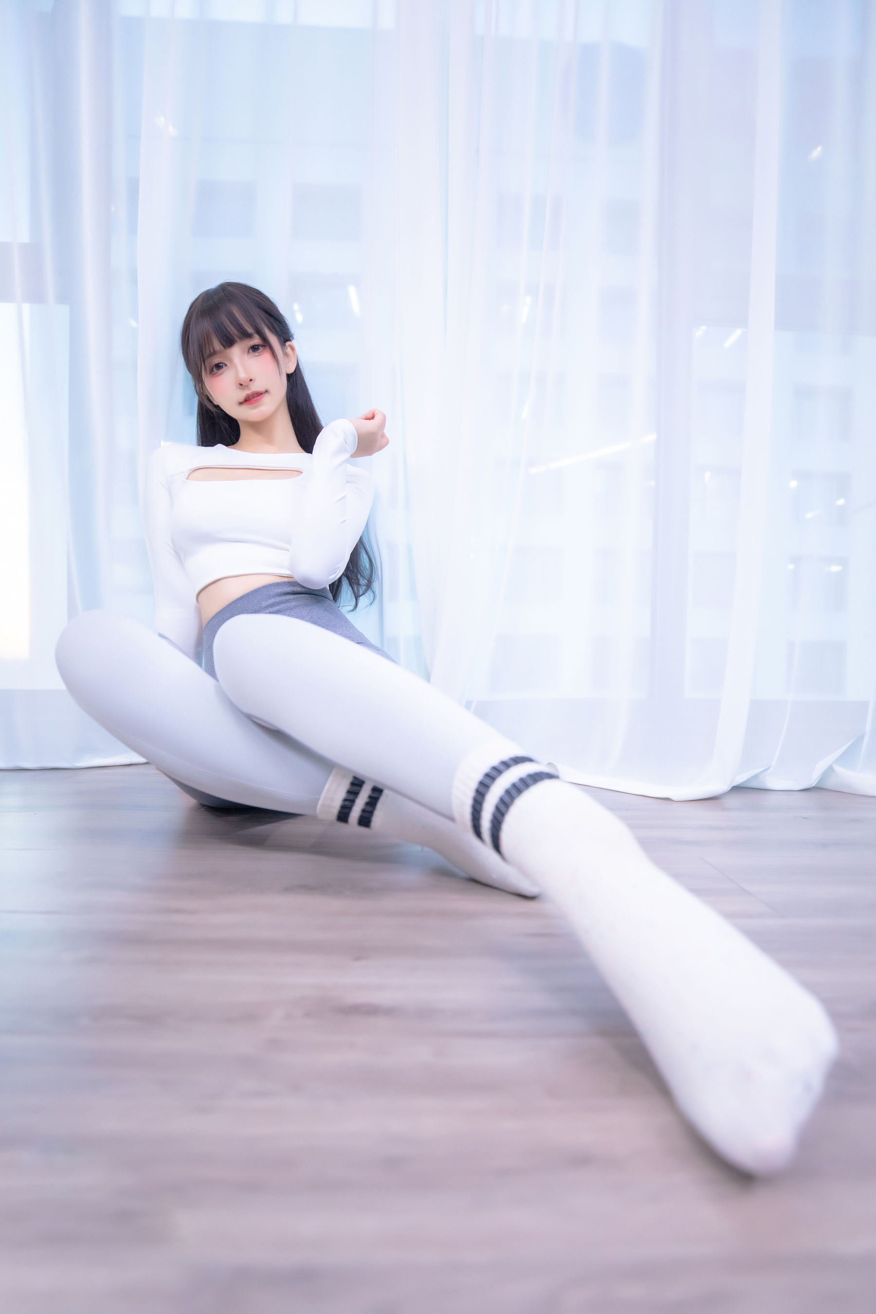 萝莉神楽板真冬 瑜伽少女-图71