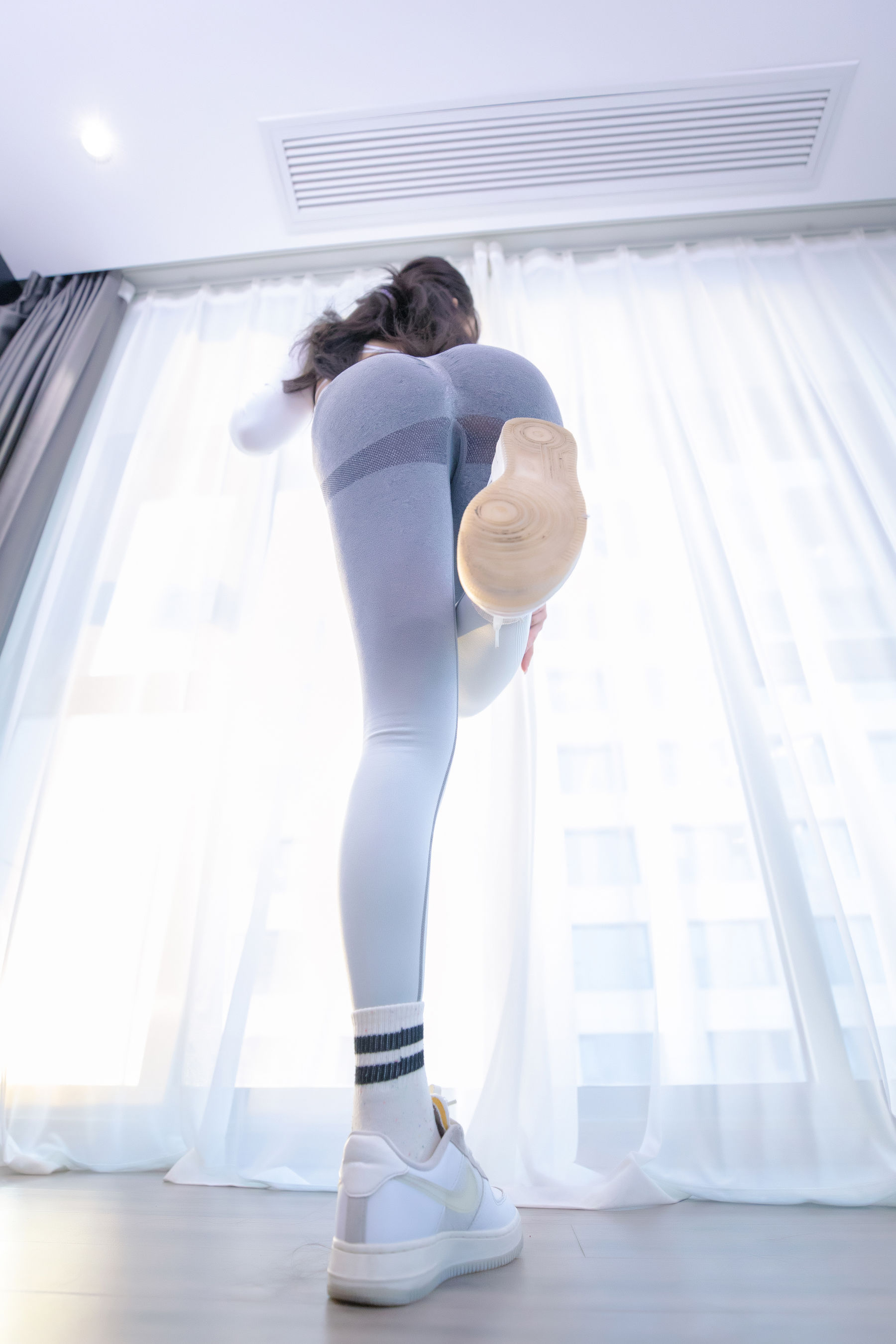 萝莉神楽板真冬 瑜伽少女-图8