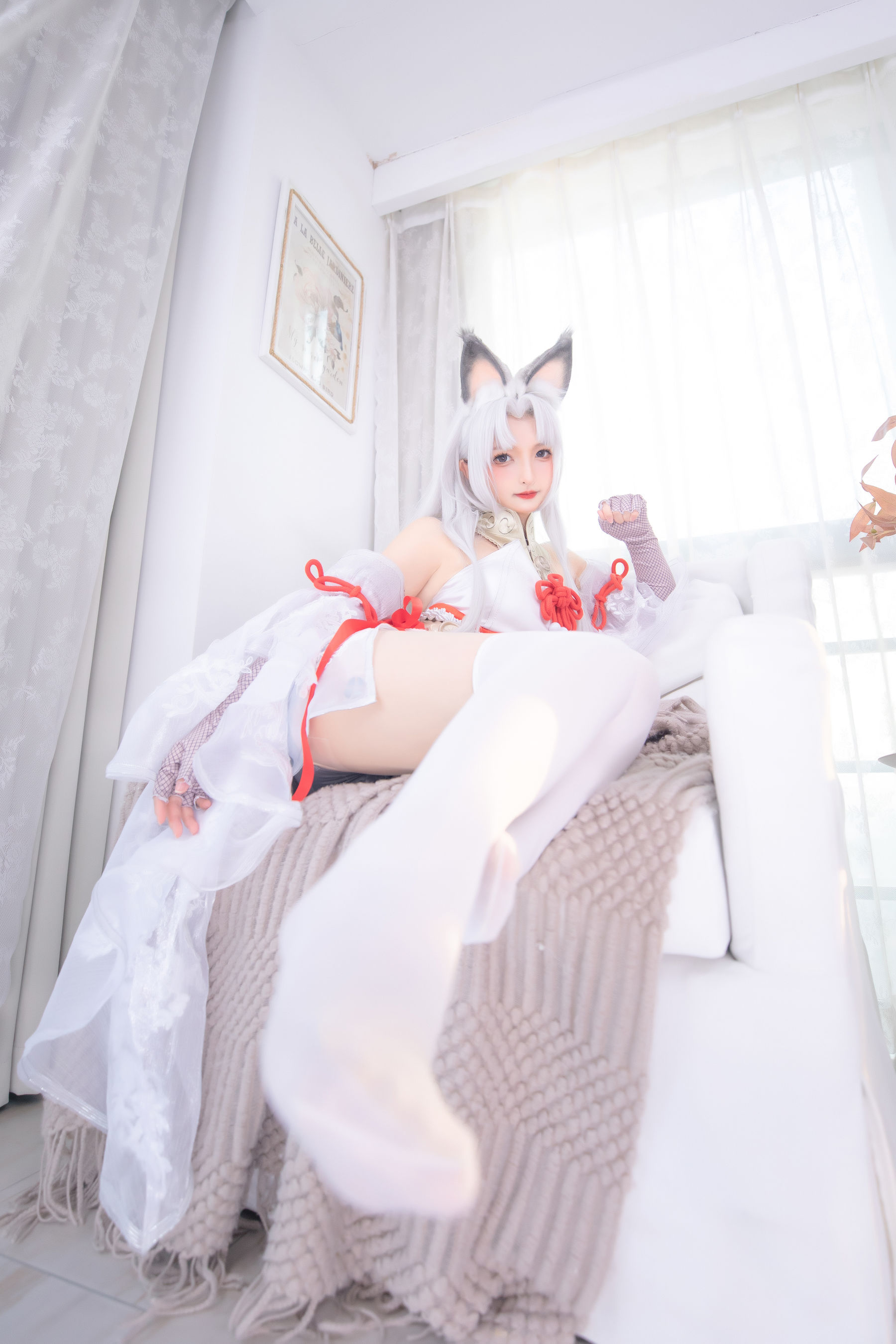 萝莉神楽板真冬 白丝胡桃-图36