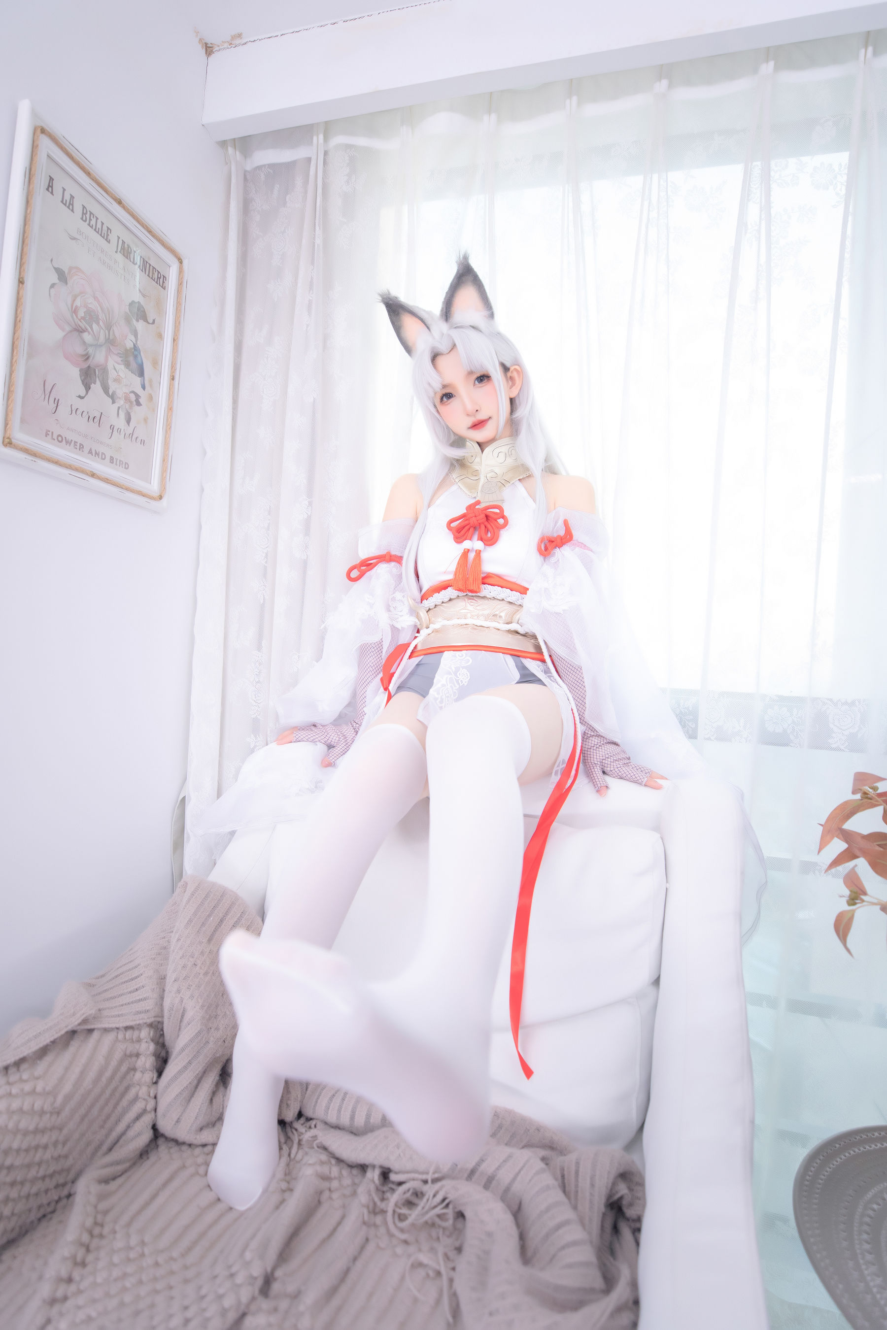 萝莉神楽板真冬 白丝胡桃-图41