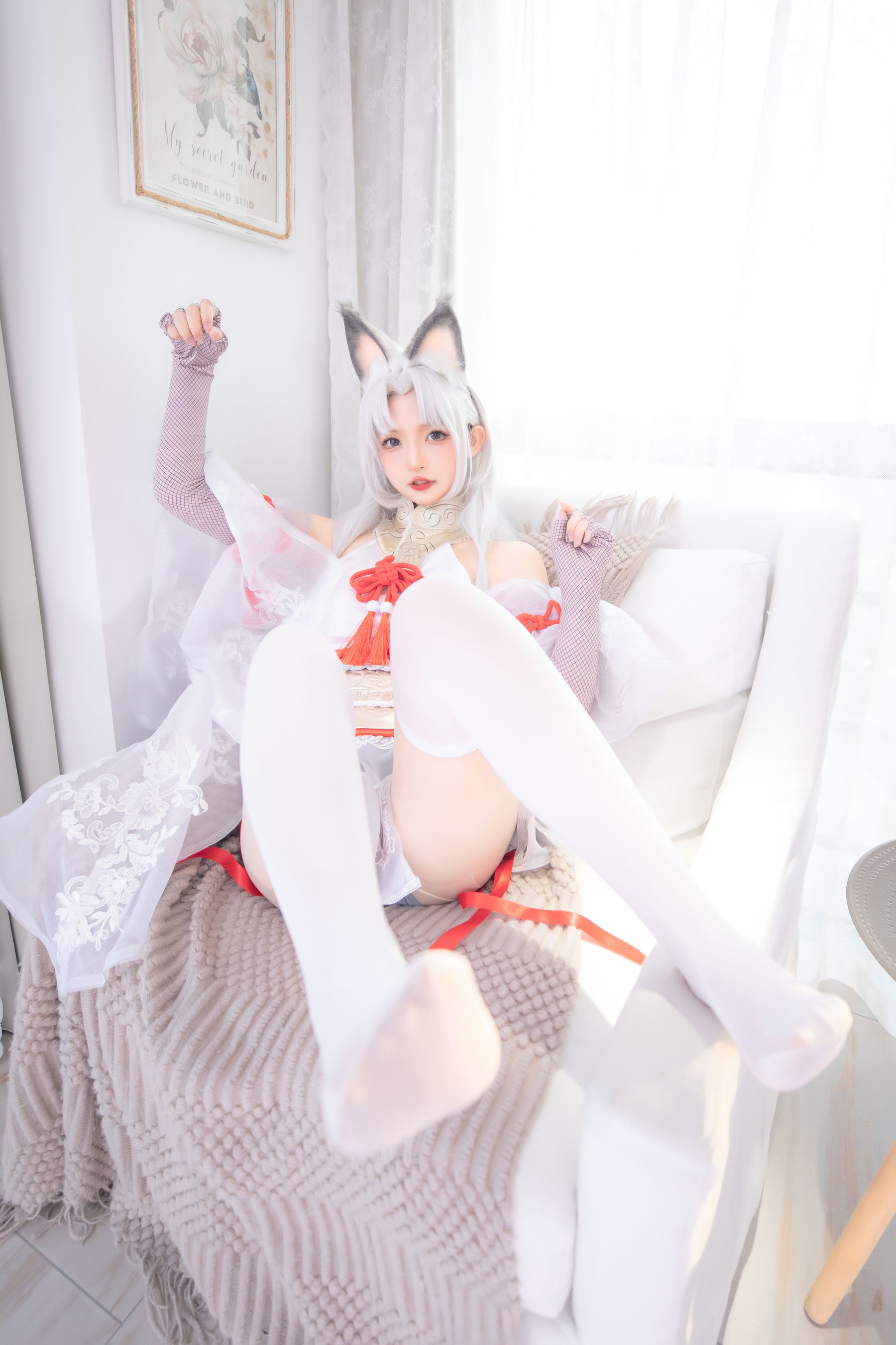 萝莉神楽板真冬 白丝胡桃-图44