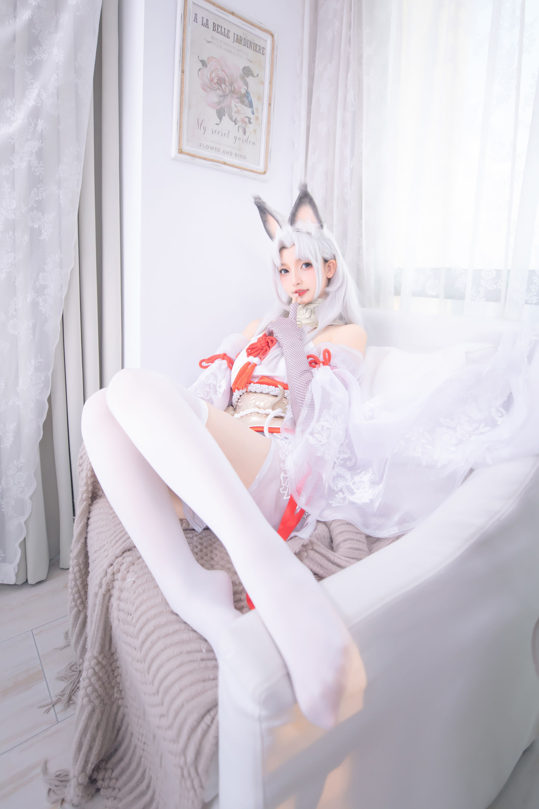 萝莉神楽板真冬 白丝胡桃-图57