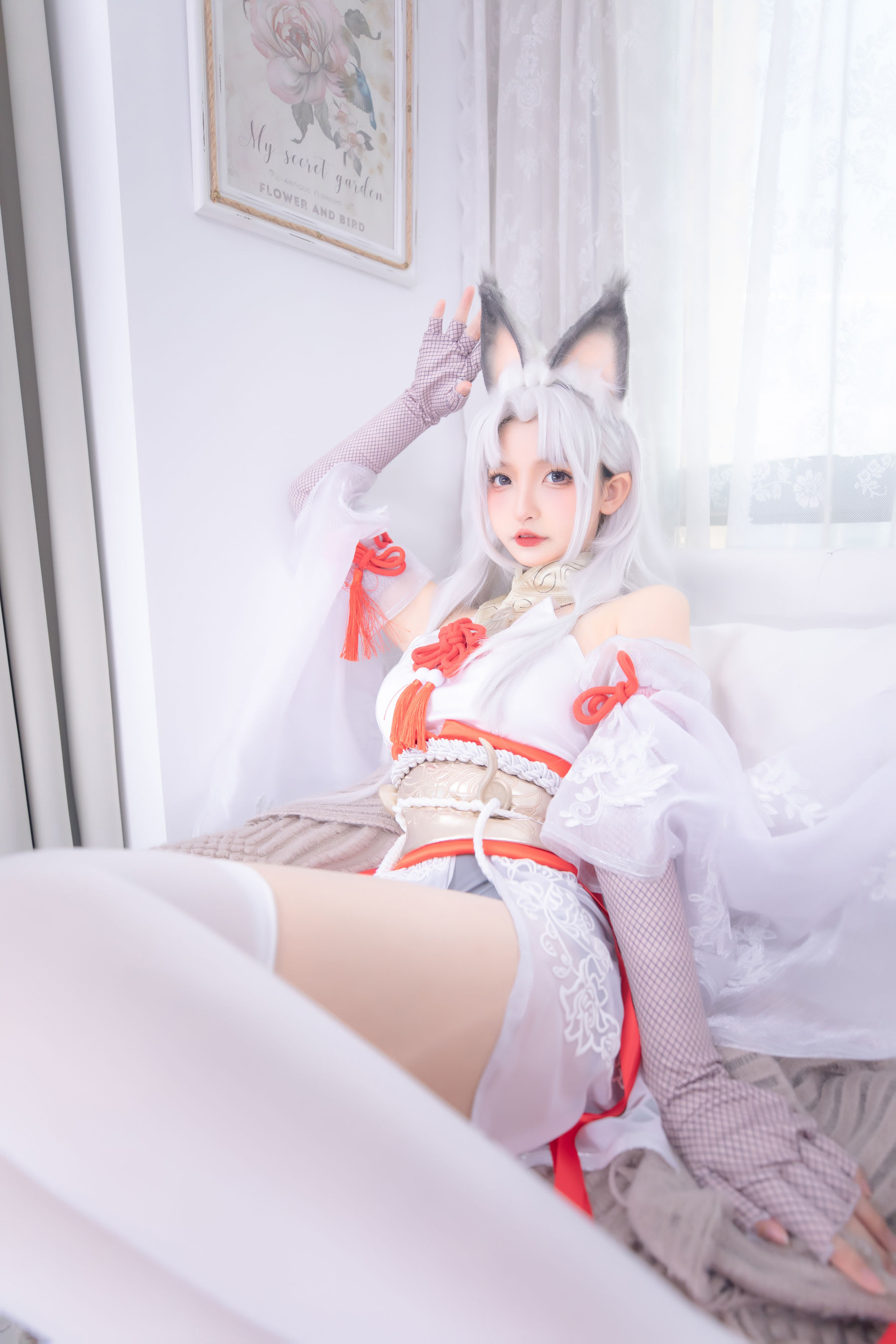 萝莉神楽板真冬 白丝胡桃-图58