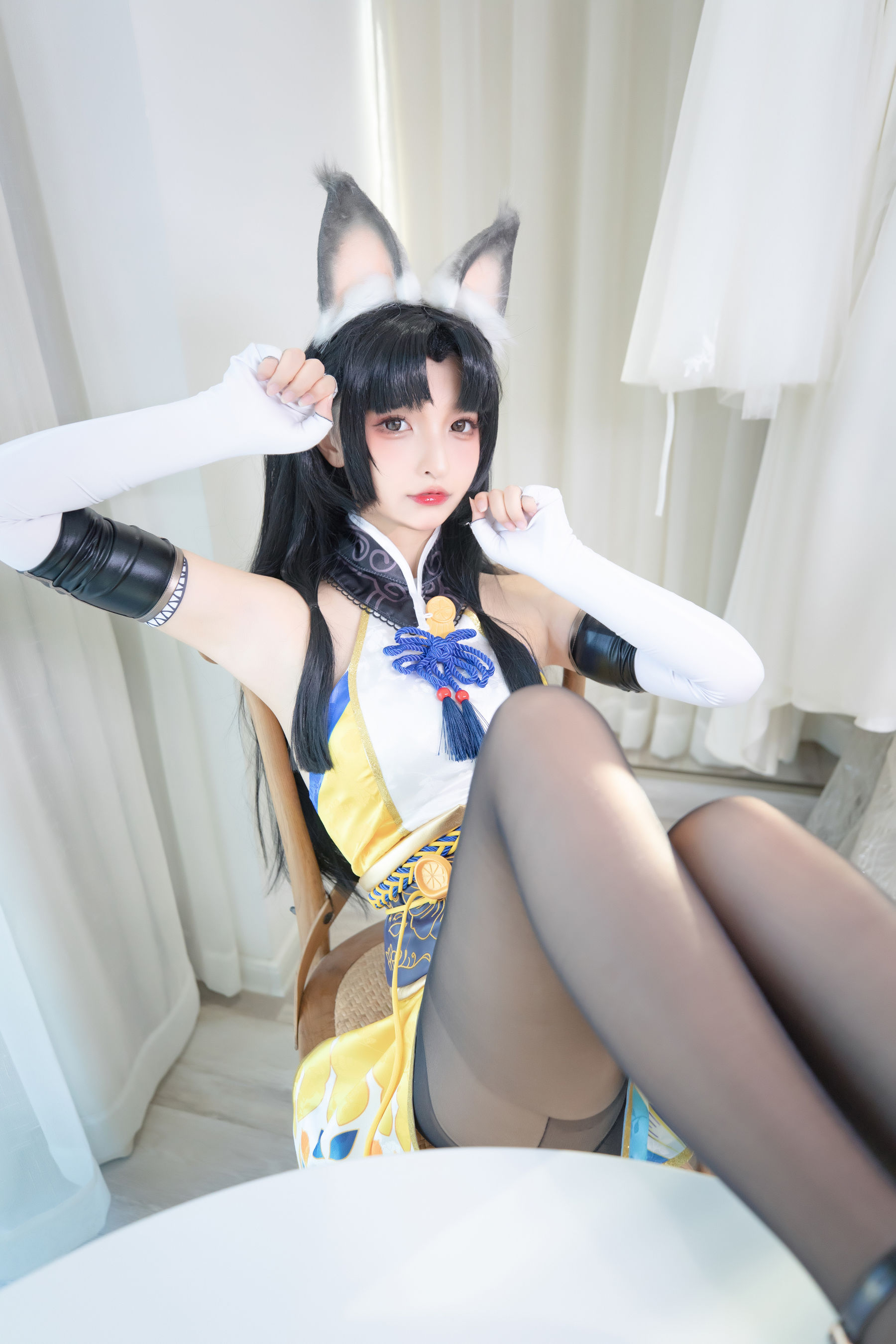 萝莉神楽板真冬 黑丝胡桃-图18
