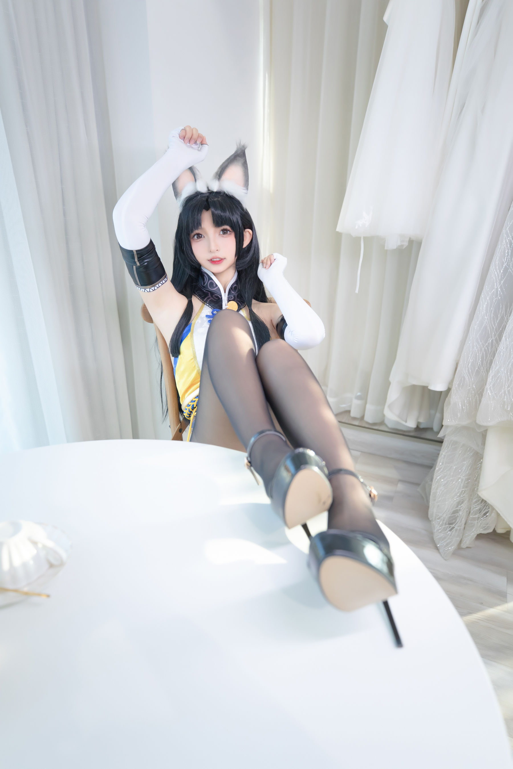 萝莉神楽板真冬 黑丝胡桃-图19