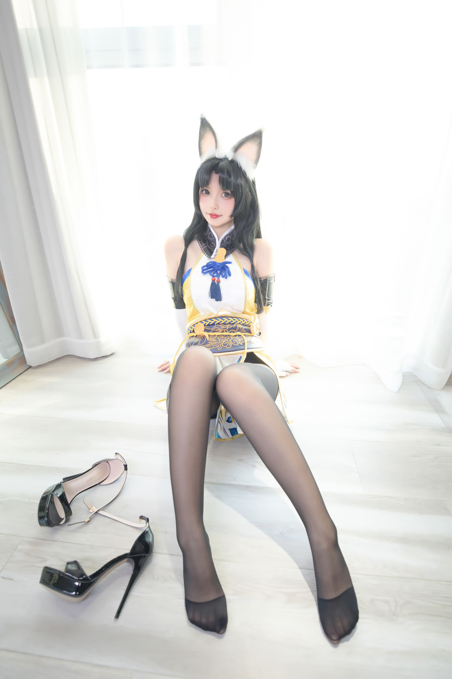 萝莉神楽板真冬 黑丝胡桃-图45