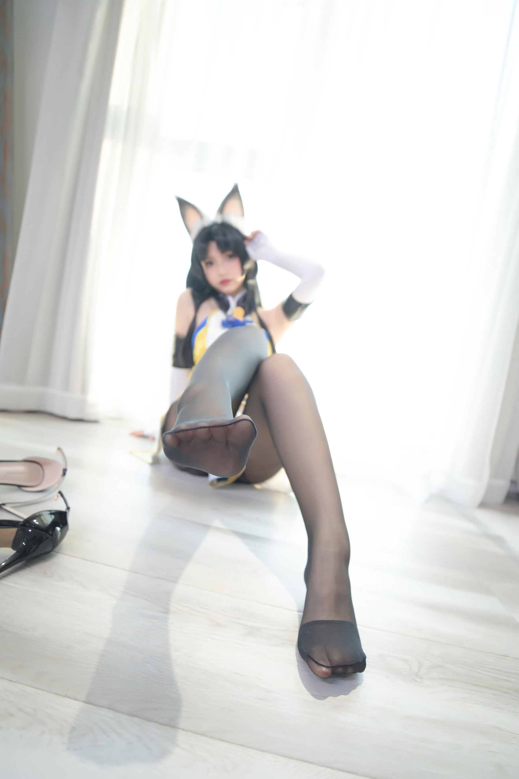 萝莉神楽板真冬 黑丝胡桃-图46