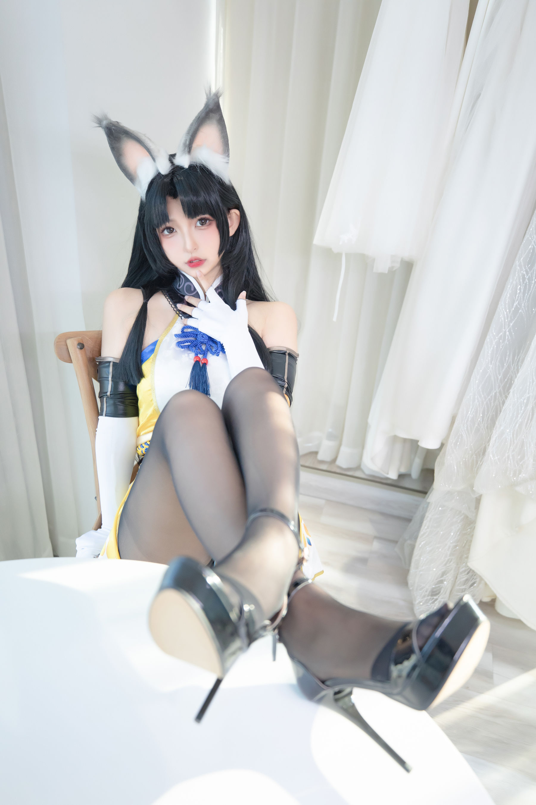 萝莉神楽板真冬 黑丝胡桃-图8