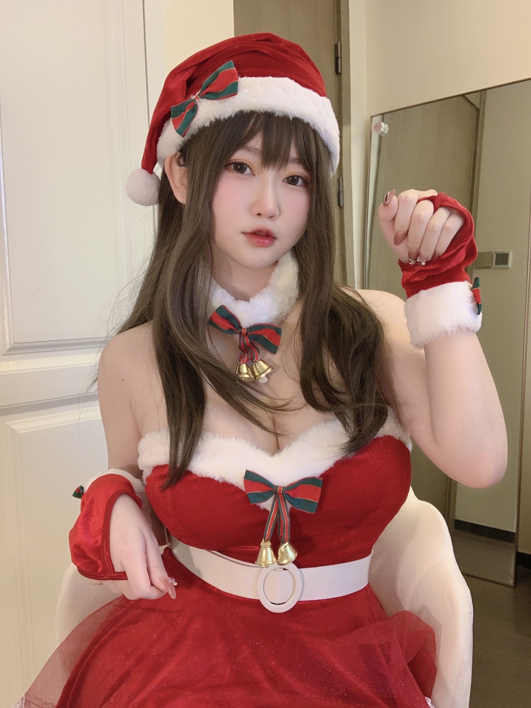 蜜桃少女是依酱呀 - 2021圣诞特辑-图29