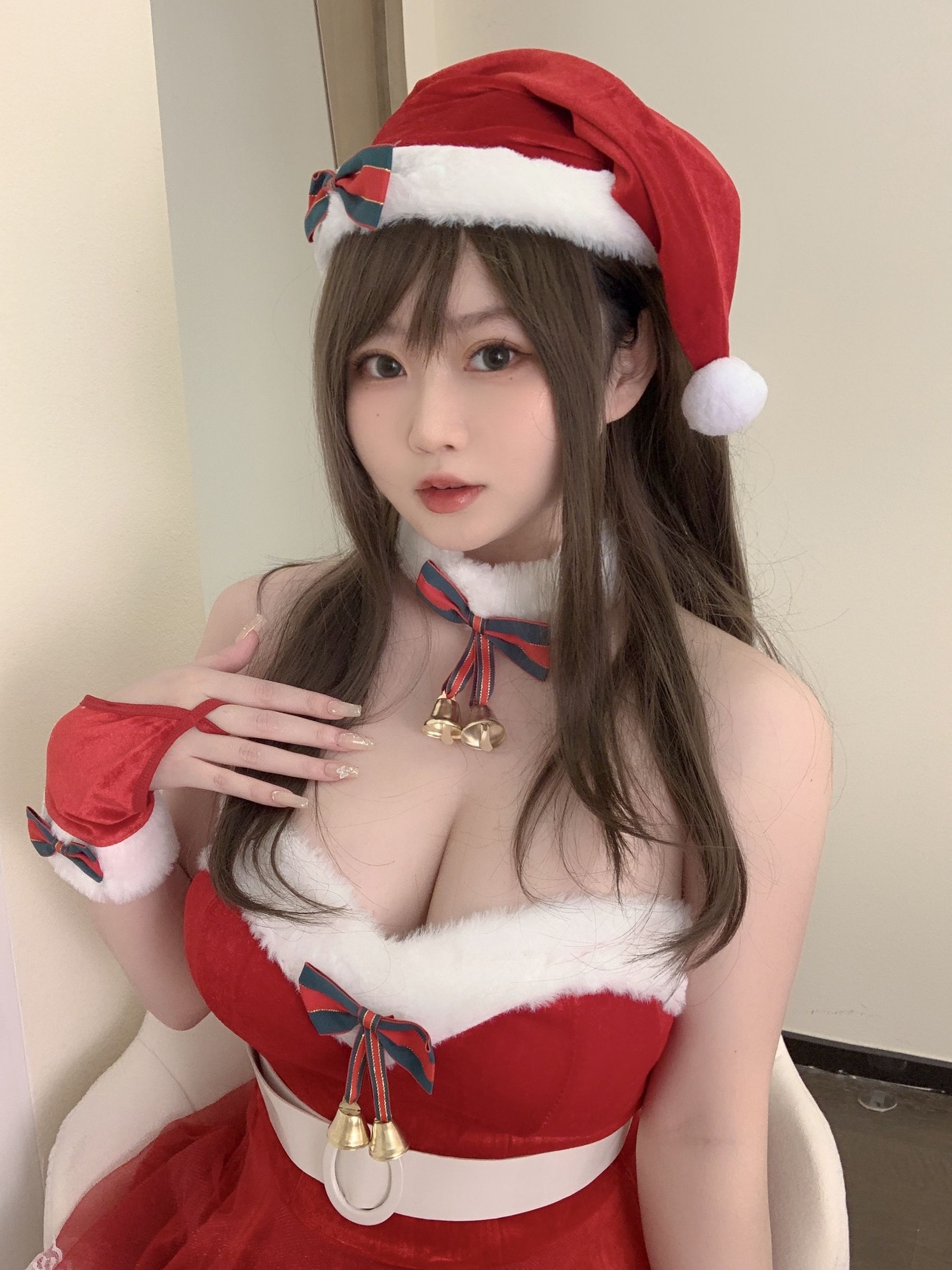 蜜桃少女是依酱呀 - 2021圣诞特辑-图8