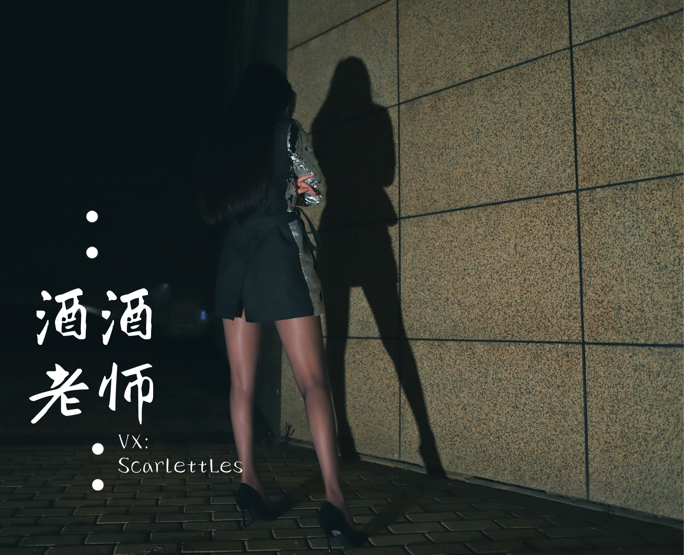 酒酒老师 - 司机先生，喜欢紫色丝吗？-图18