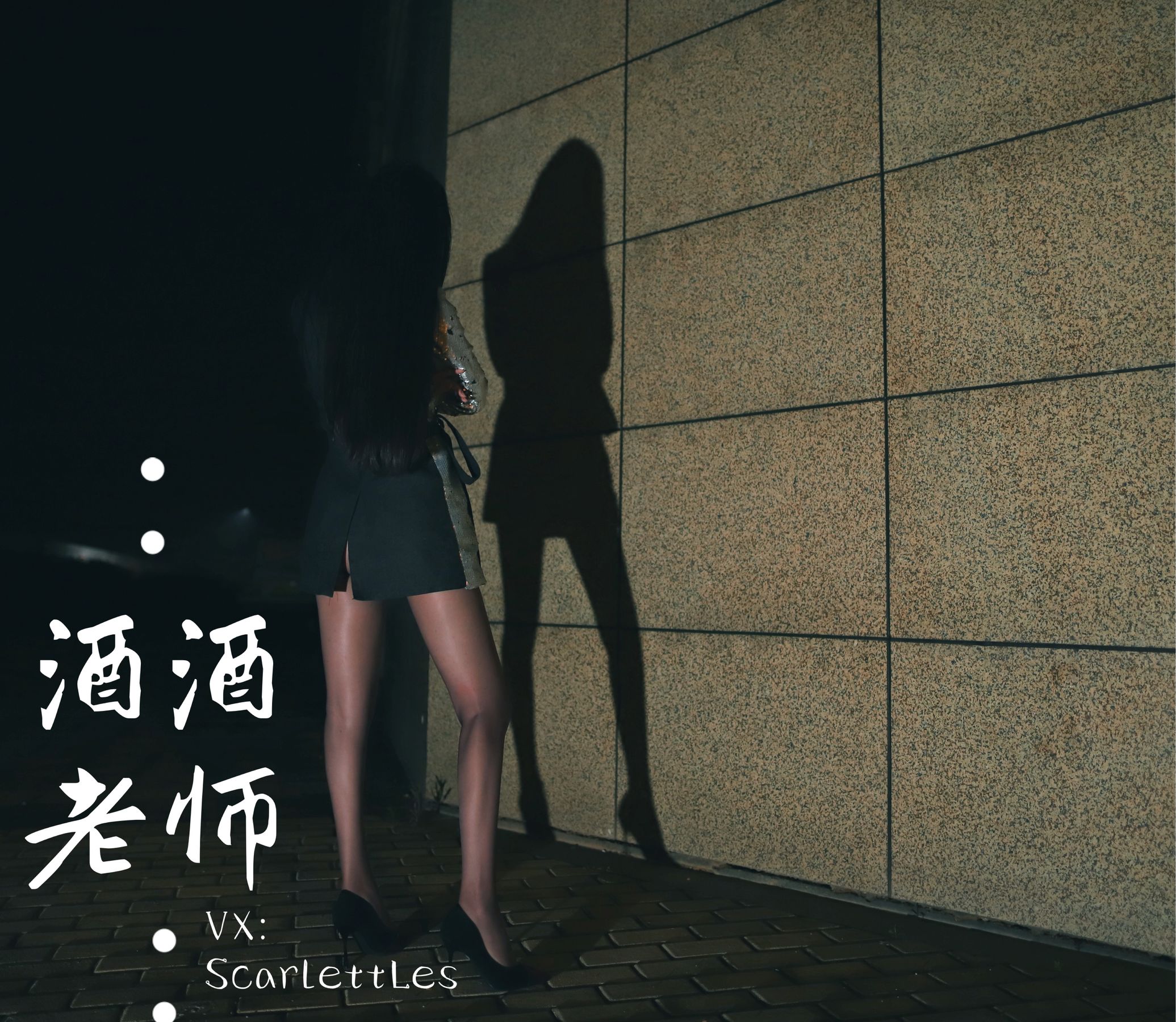 酒酒老师 - 司机先生，喜欢紫色丝吗？-图19