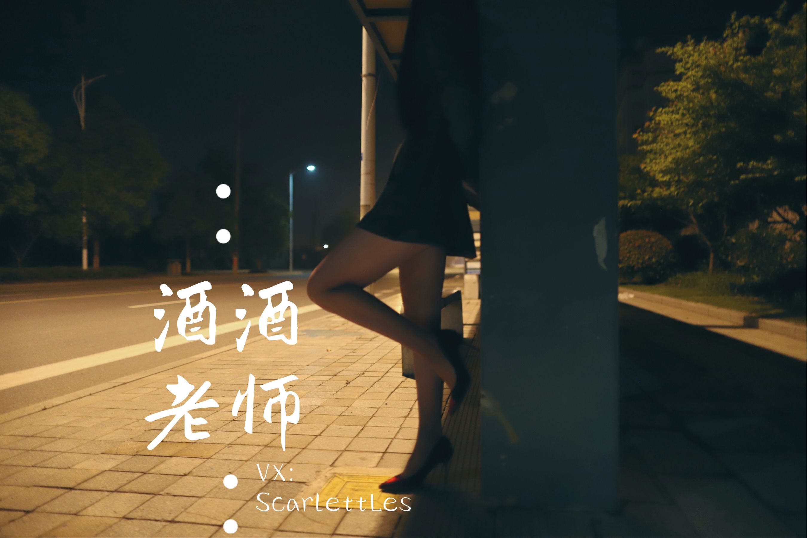 酒酒老师 - 司机先生，喜欢紫色丝吗？-图63