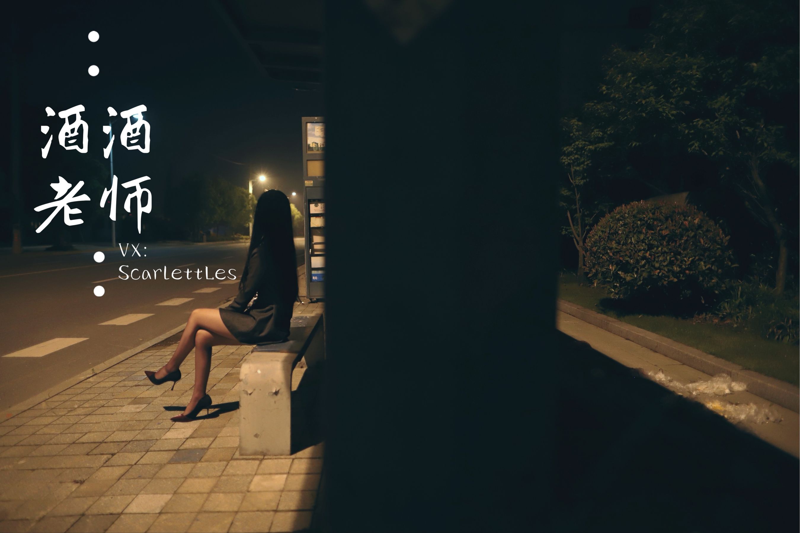 酒酒老师 - 司机先生，喜欢紫色丝吗？-图64