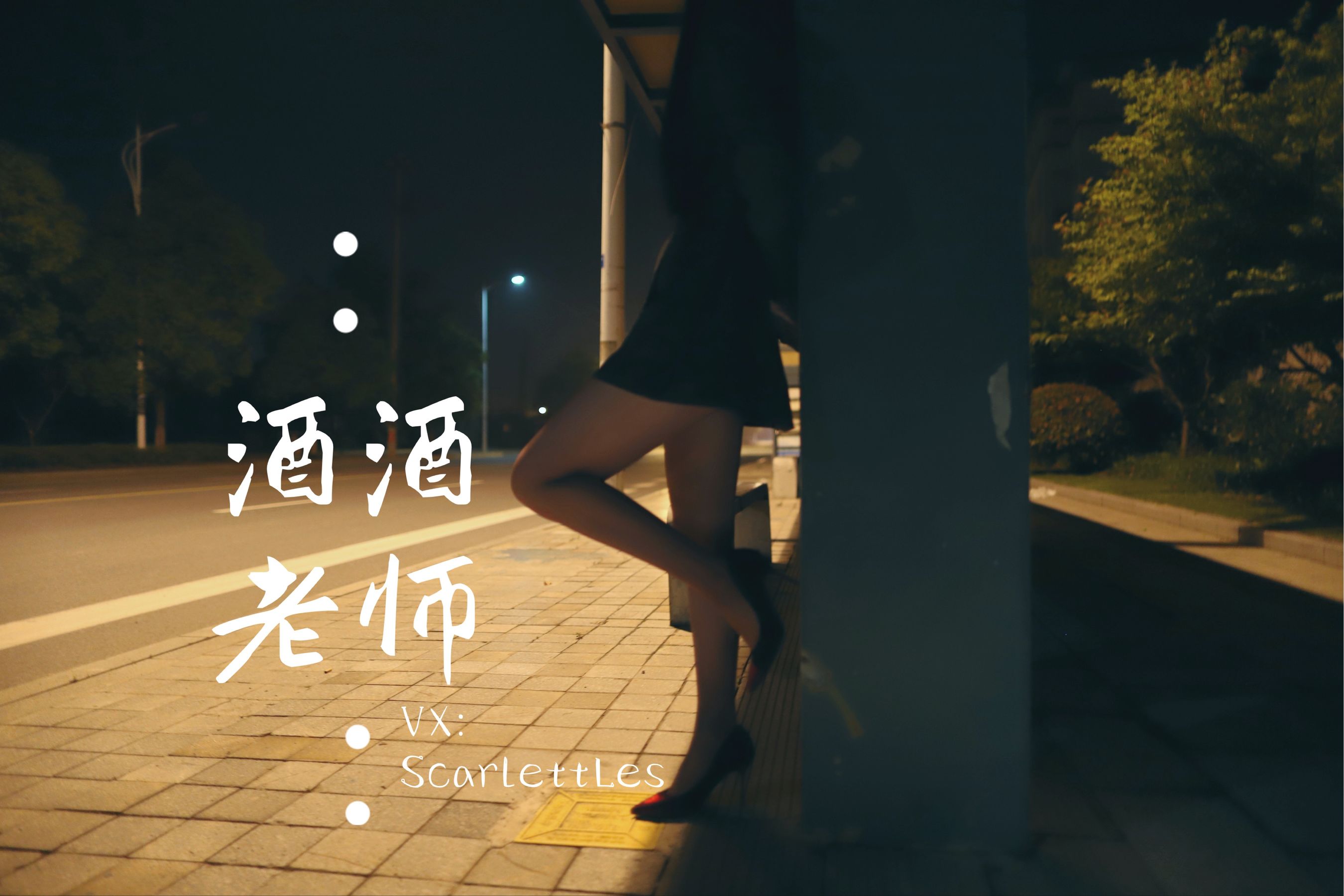 酒酒老师 - 司机先生，喜欢紫色丝吗？-图65