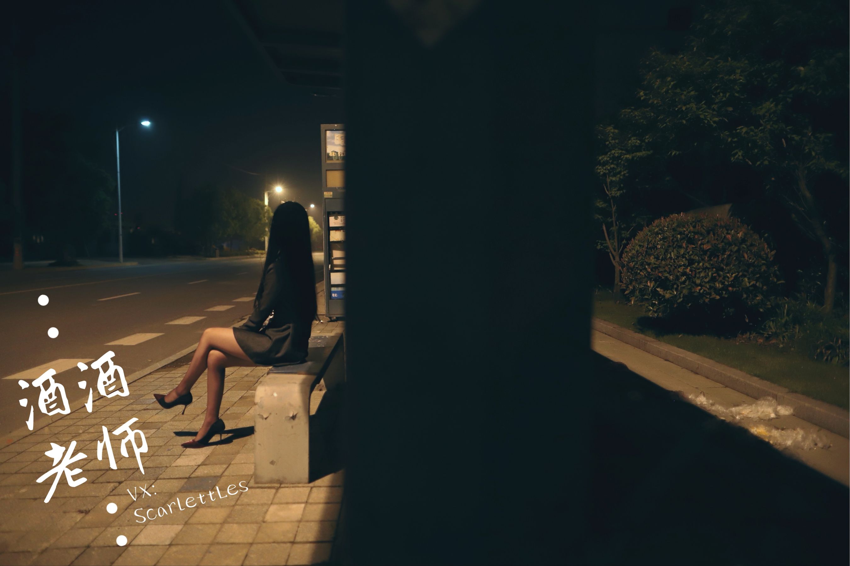 酒酒老师 - 司机先生，喜欢紫色丝吗？-图66