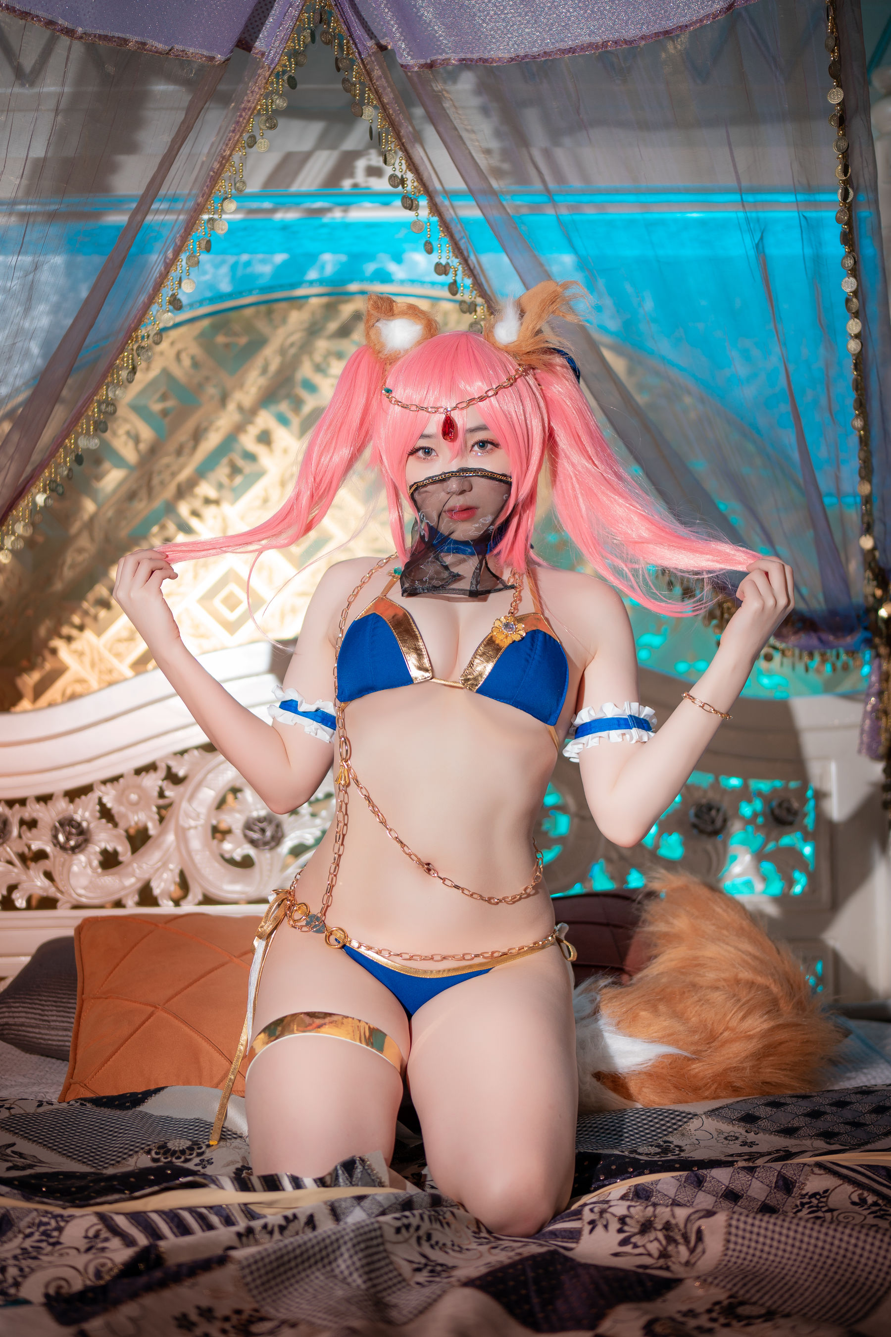 Bambi - Cosplay Tamamo&Kama-图0