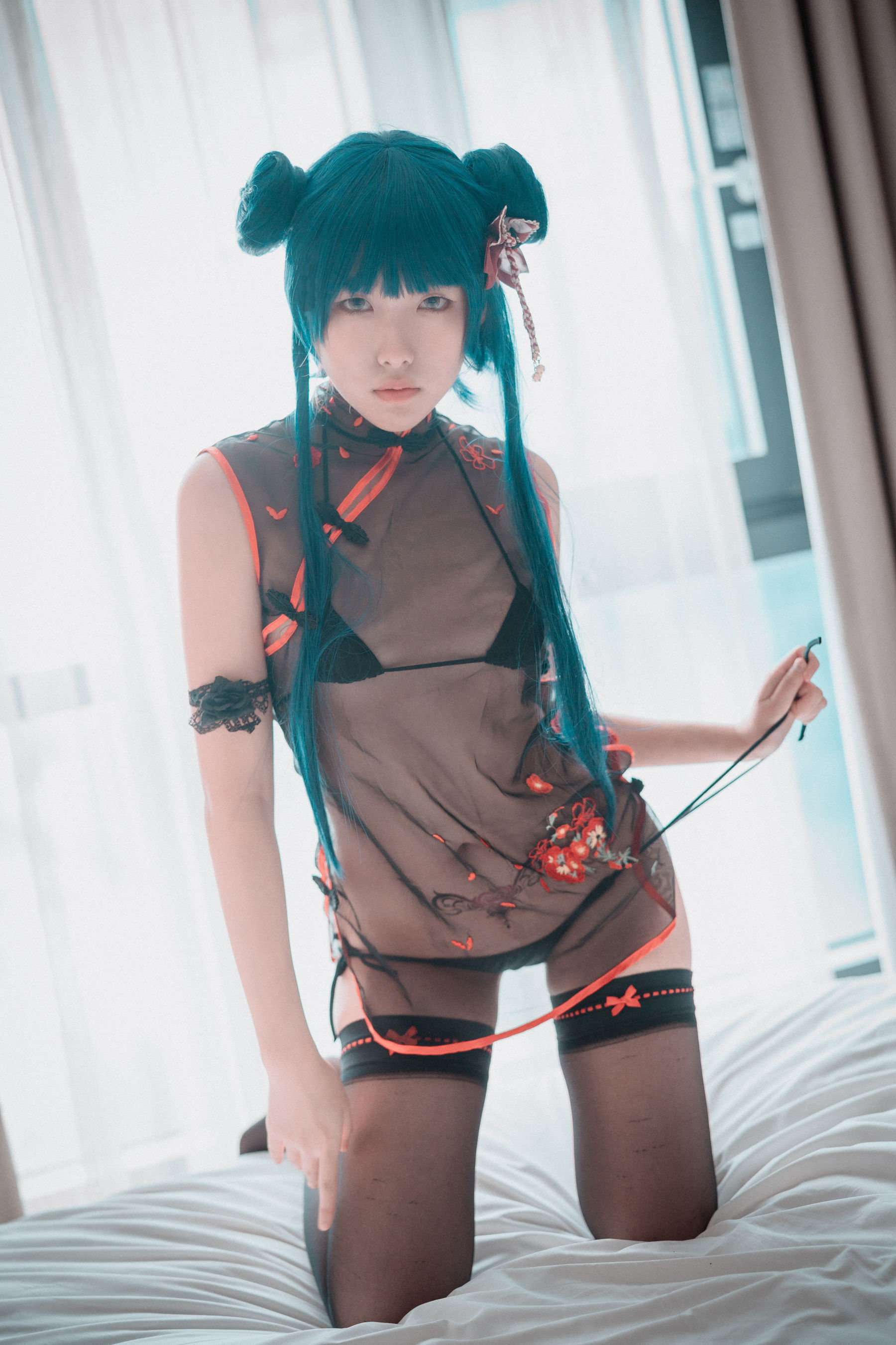 Sonson - Sheer Qipao Girl-图33