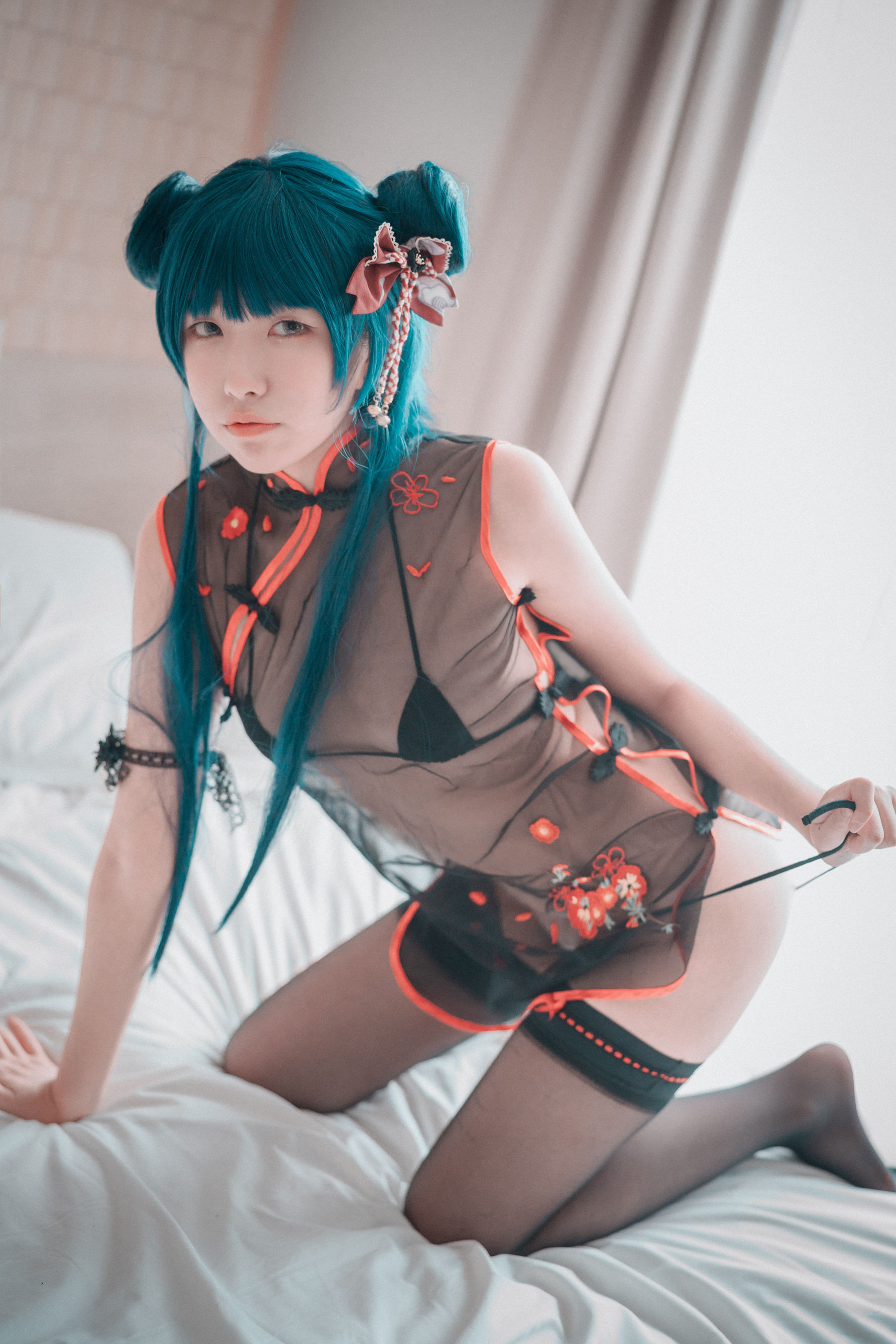 Sonson - Sheer Qipao Girl-图34