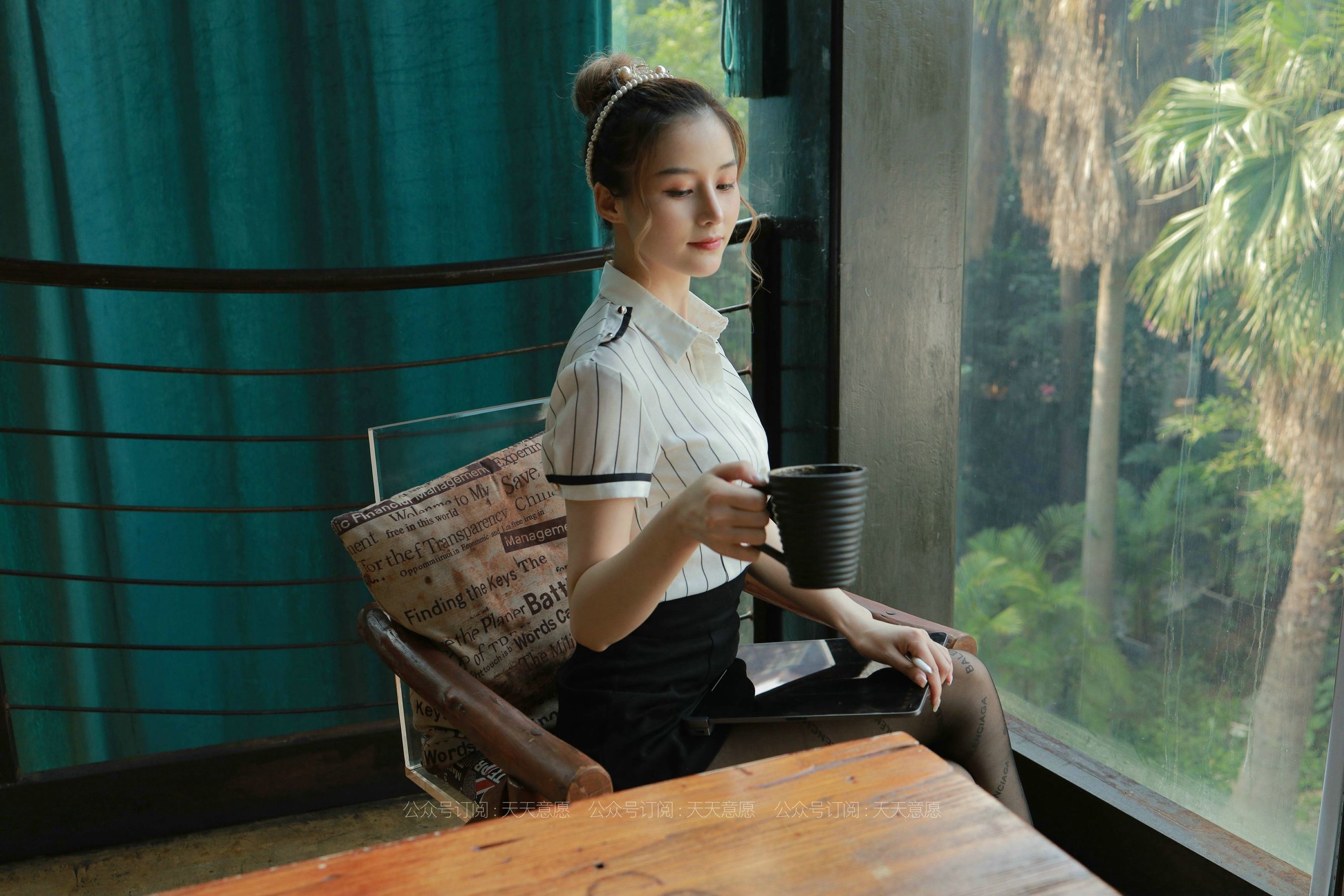 模特：九妹《最美职业装》-图48