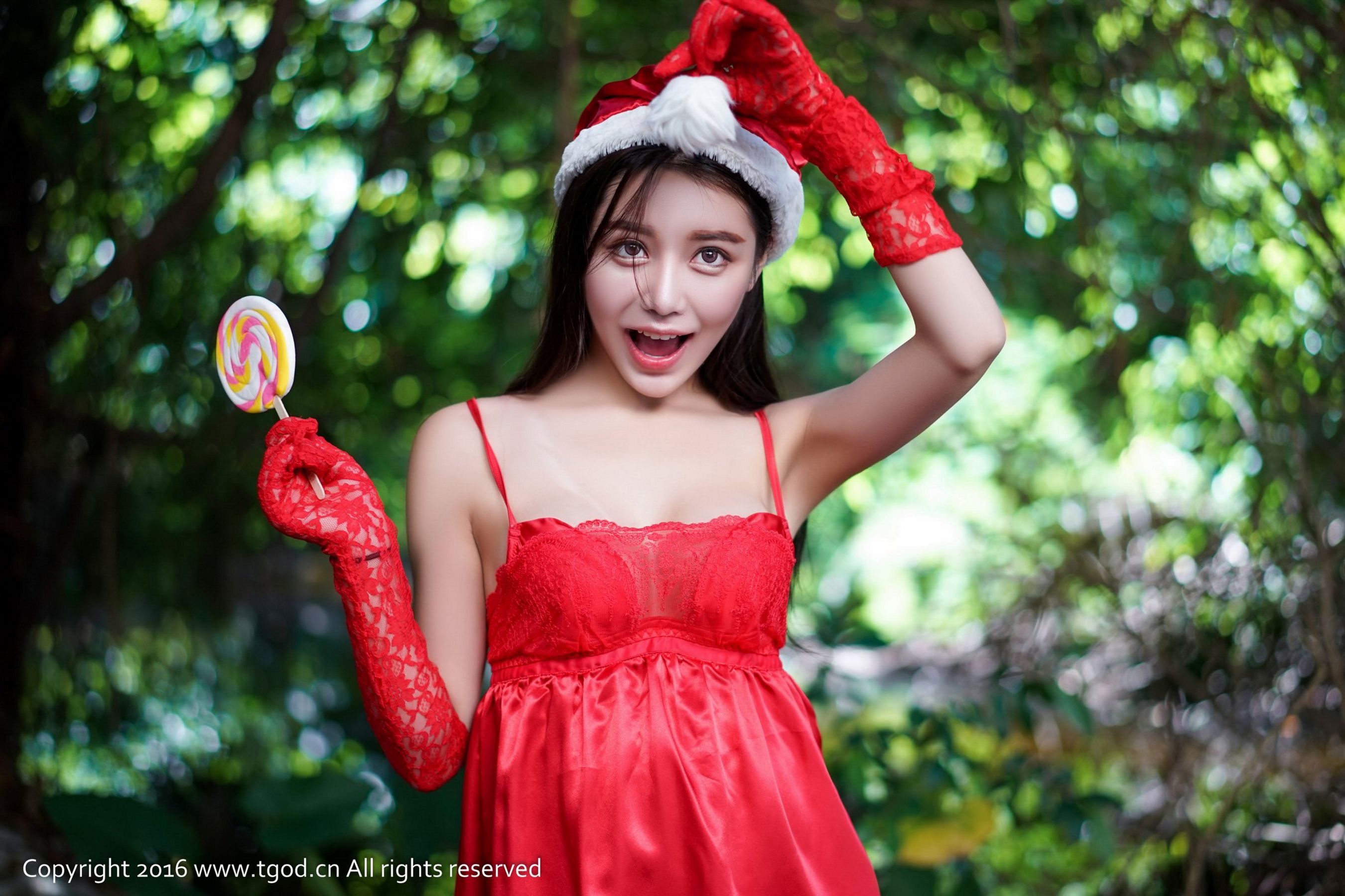 徐妍馨Mandy《天使般的笑容 女仆圣诞装》-图18