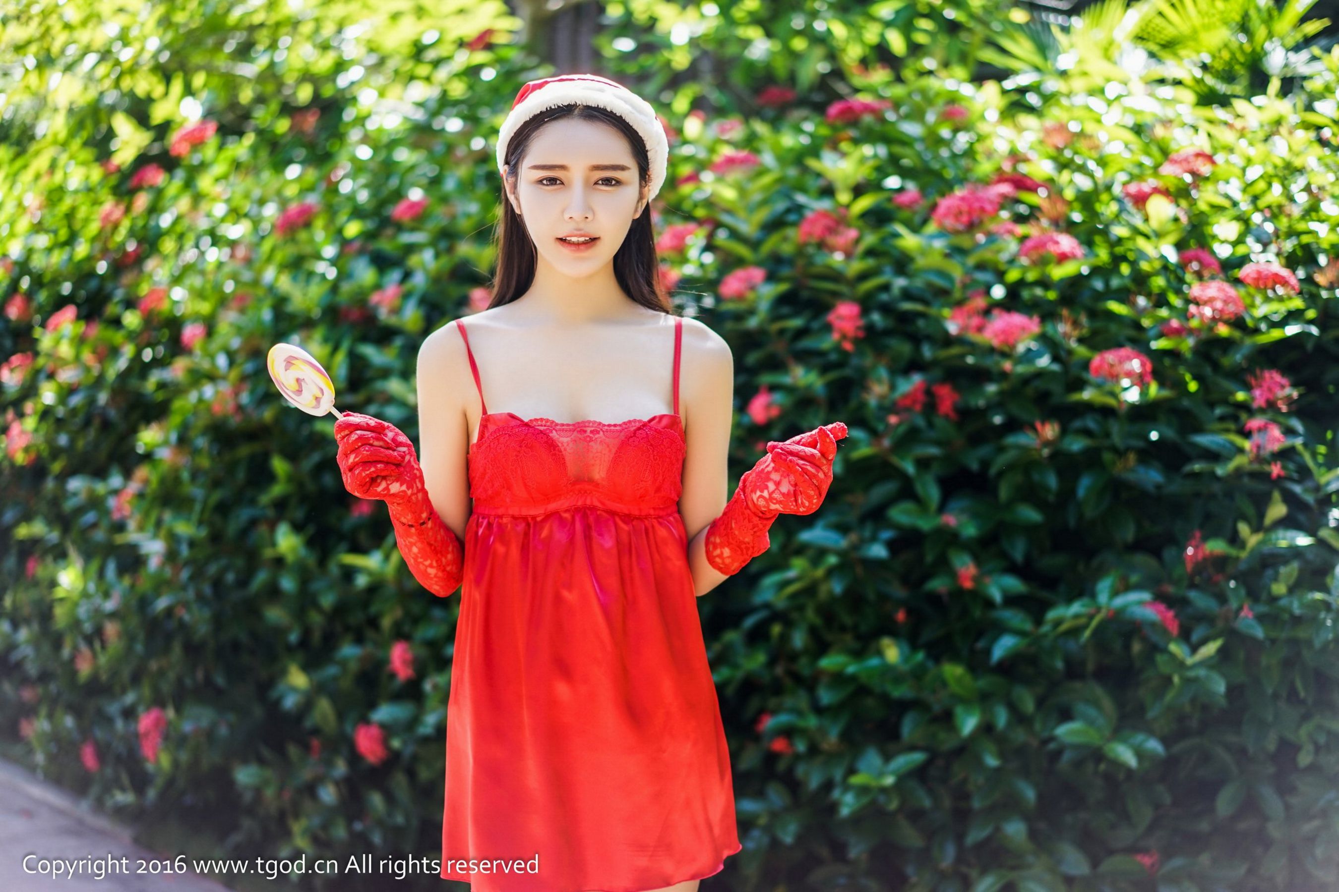 徐妍馨Mandy《天使般的笑容 女仆圣诞装》-图20