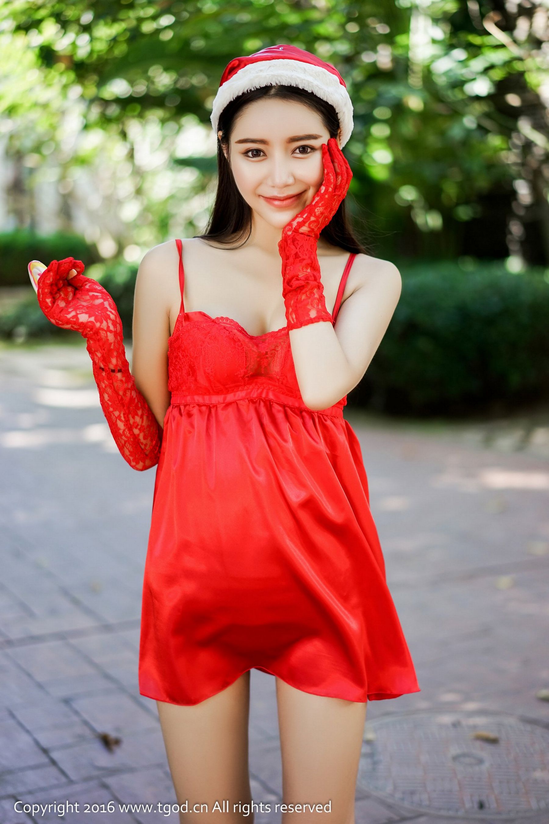 徐妍馨Mandy《天使般的笑容 女仆圣诞装》-图21