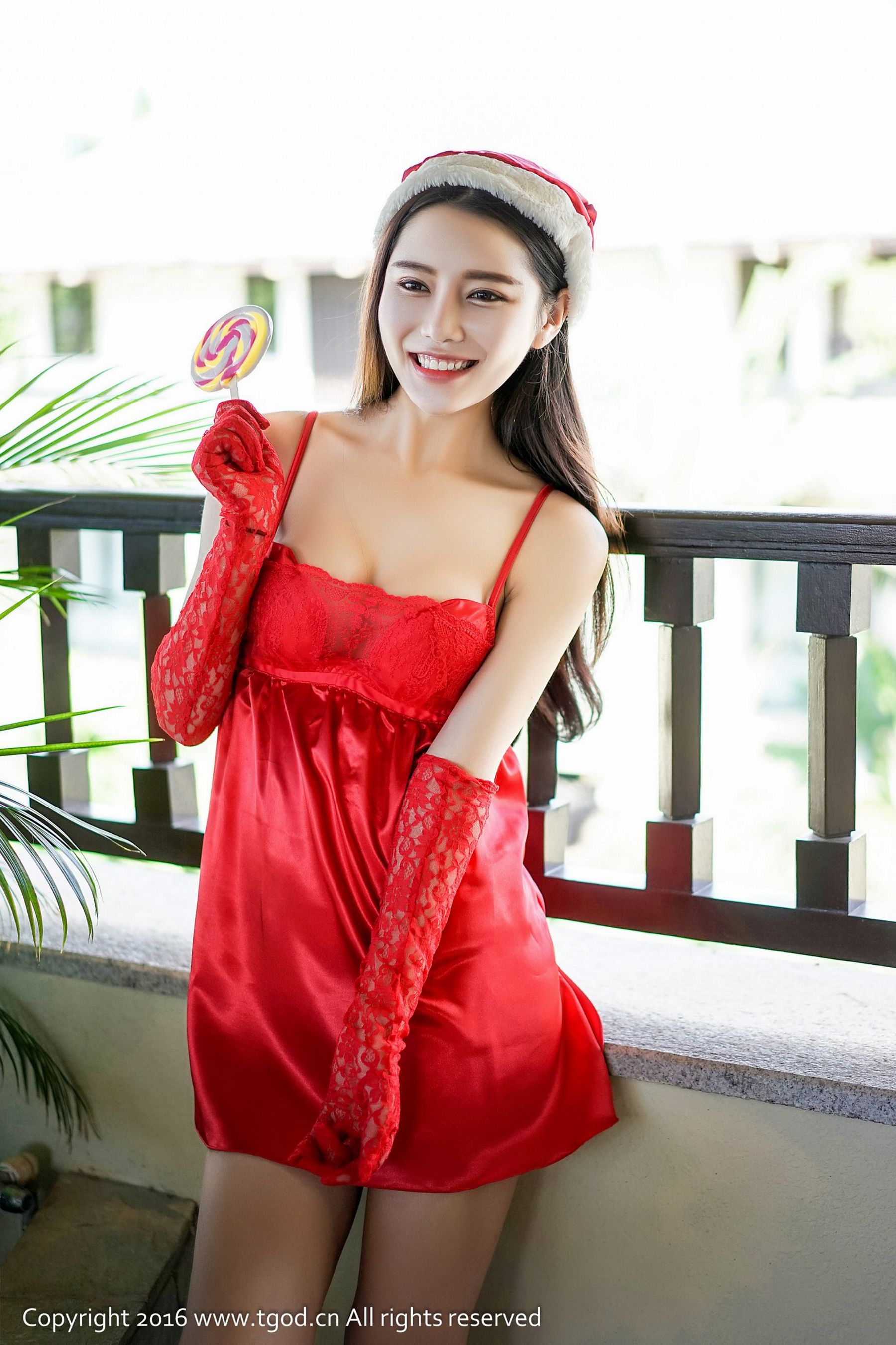 徐妍馨Mandy《天使般的笑容 女仆圣诞装》-图3