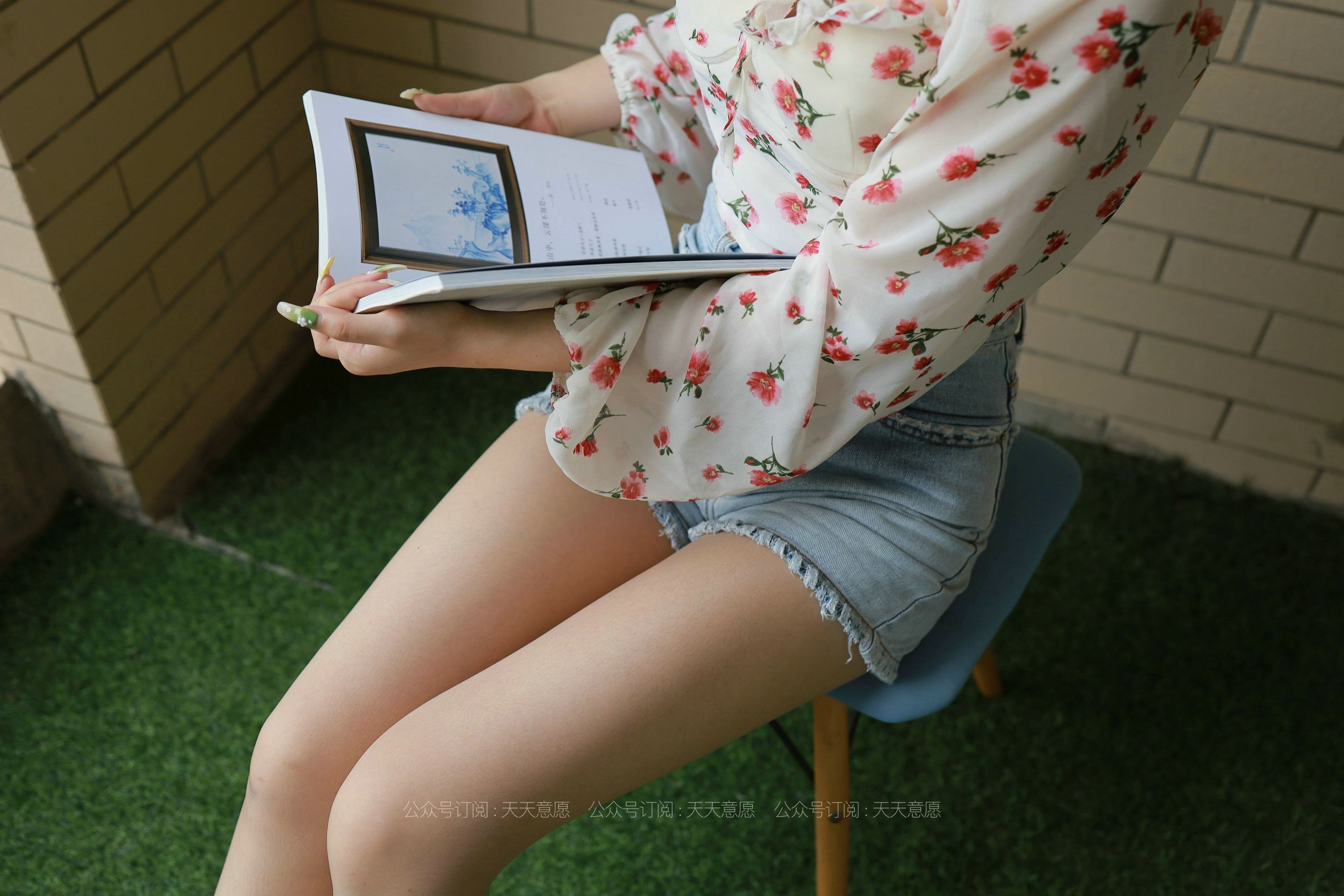 模特：可可《法式碎花裙》-图9