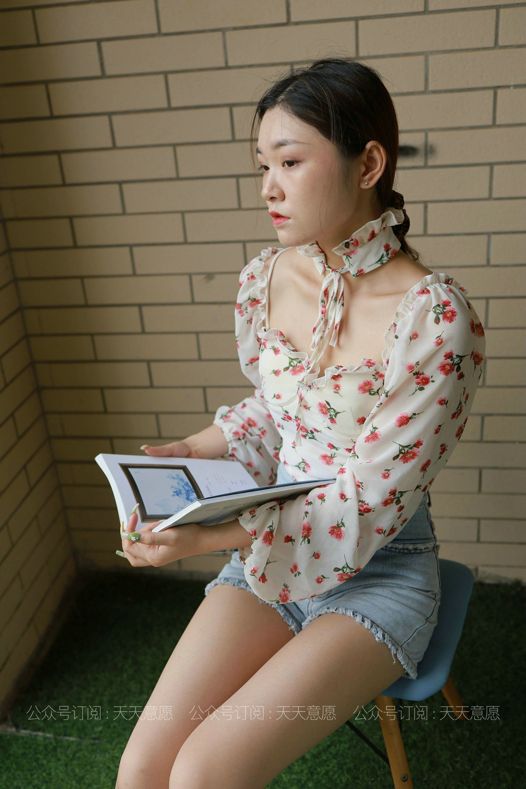 模特：可可《法式碎花裙》-图10