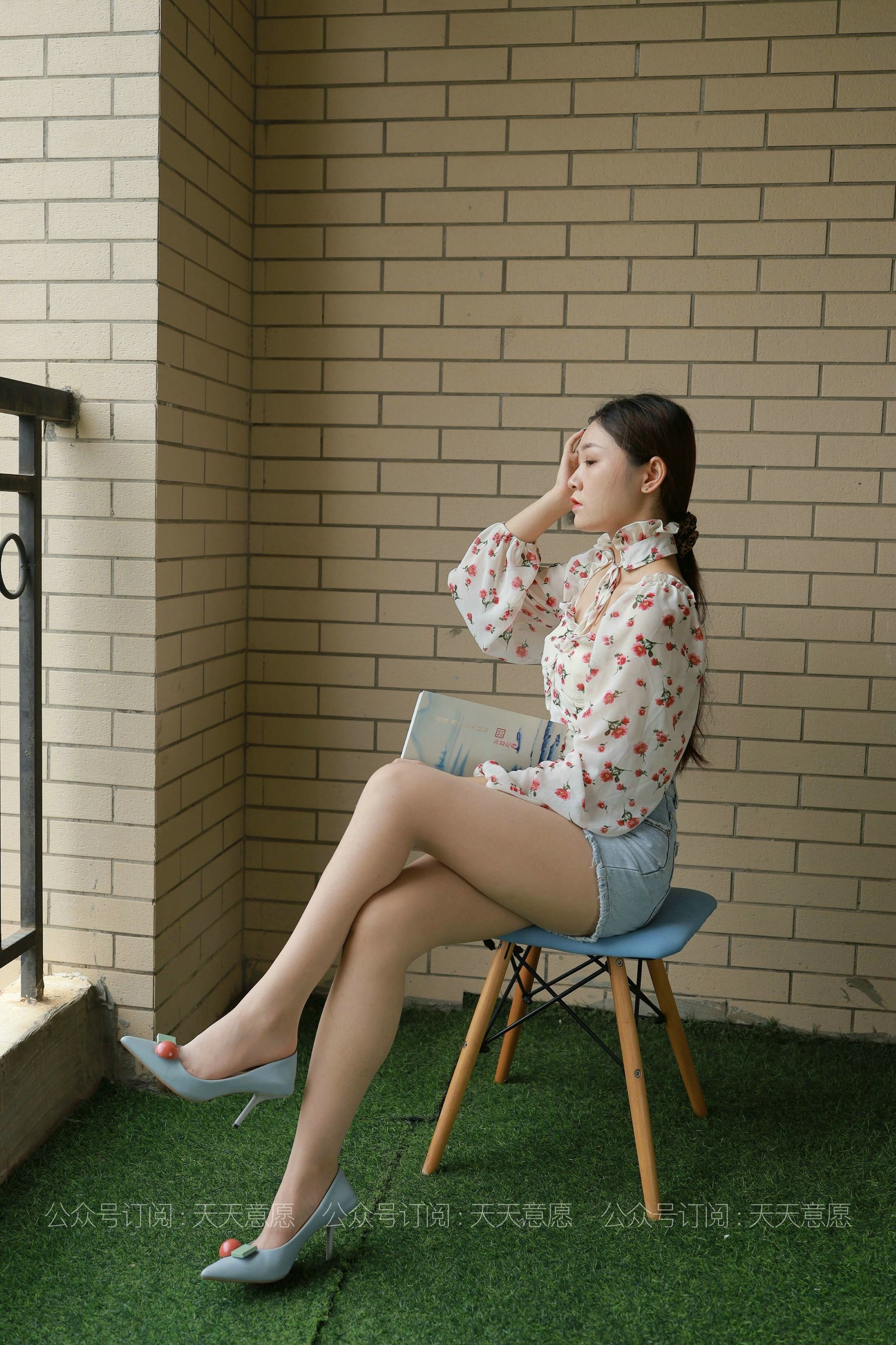 模特：可可《法式碎花裙》-图11